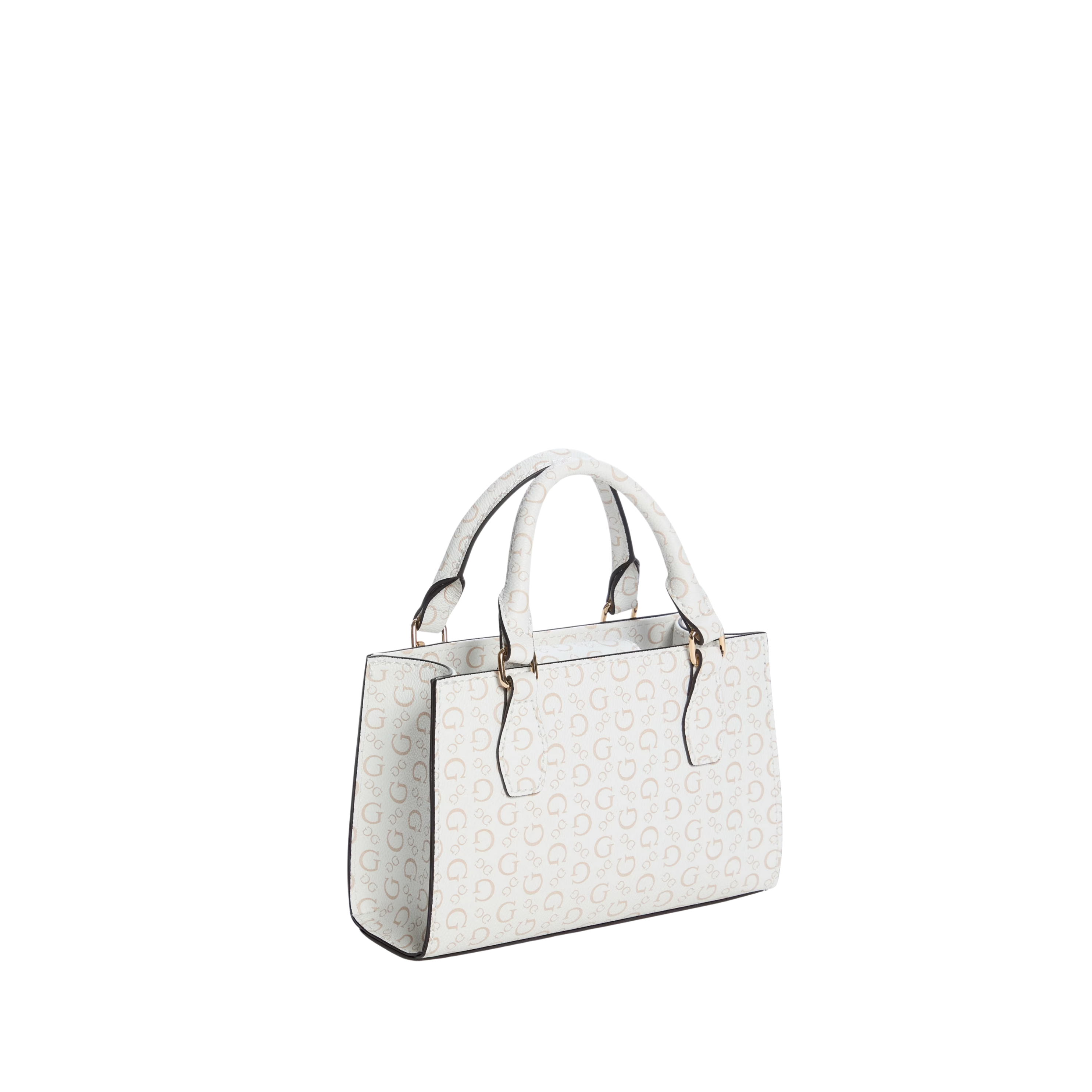 Guess Women Eldoria Logo Mini Satchel - White