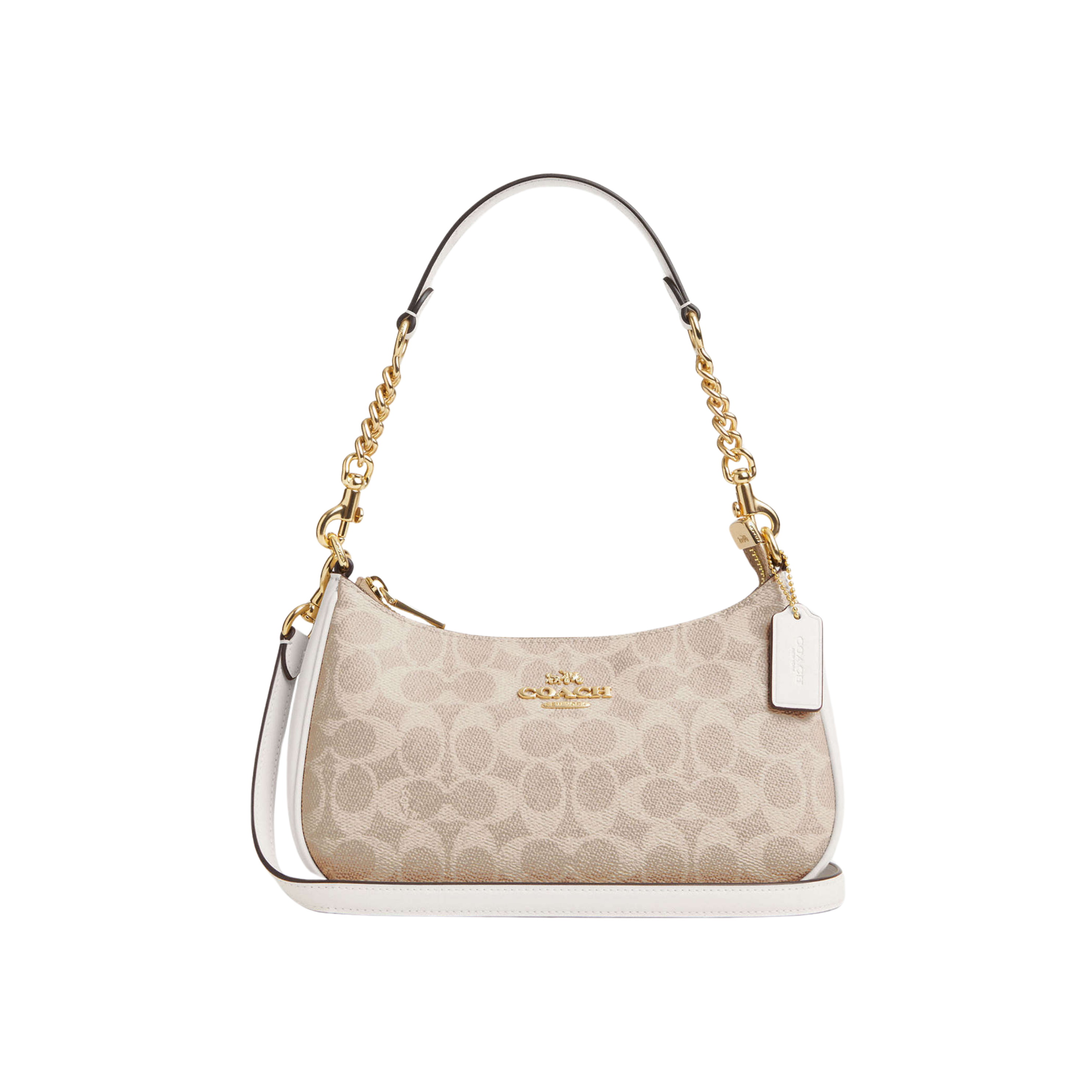 Coach Women Teri Shoulder Bag - Sand Chalk