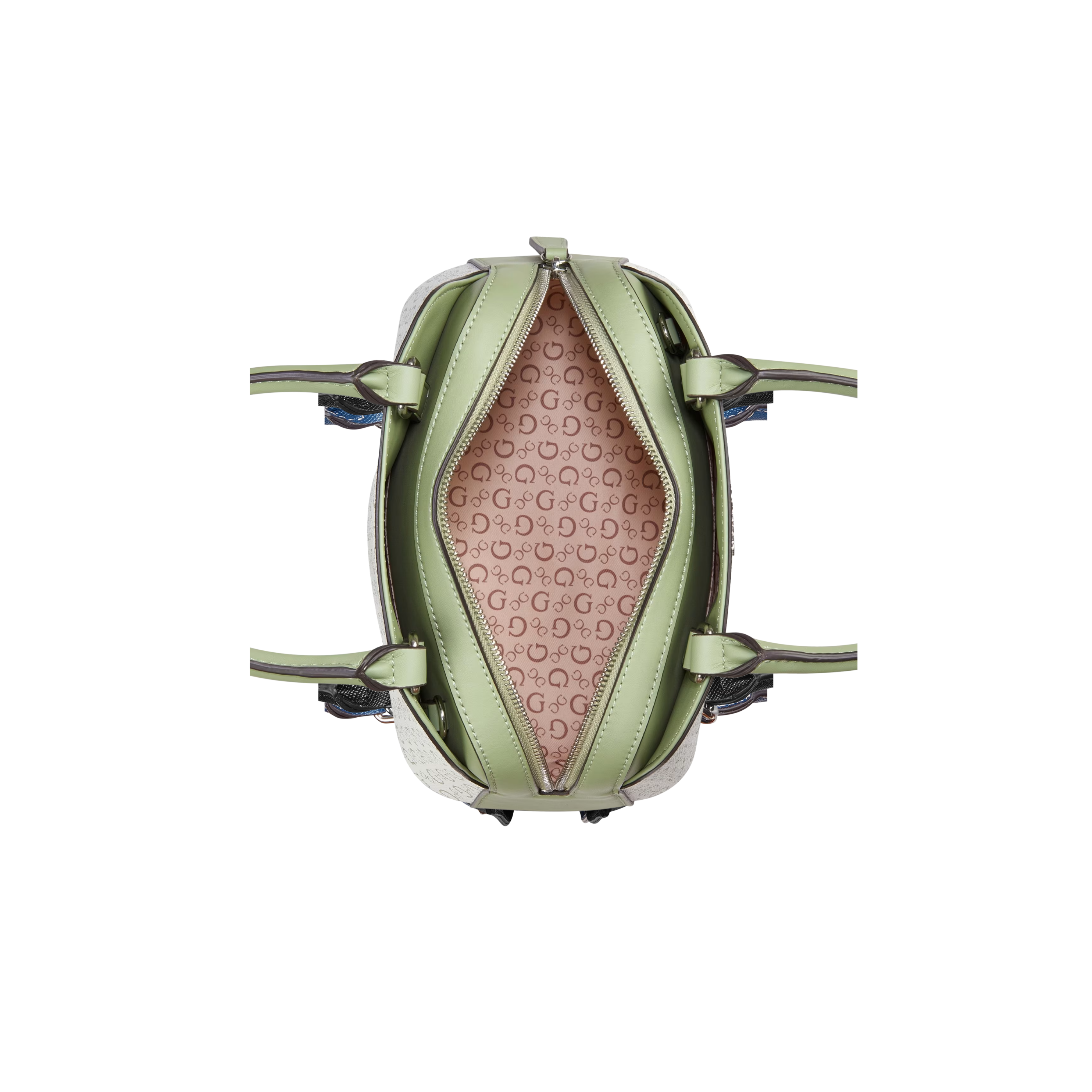 Guess Women Beryln Logo Large Satchel - Green