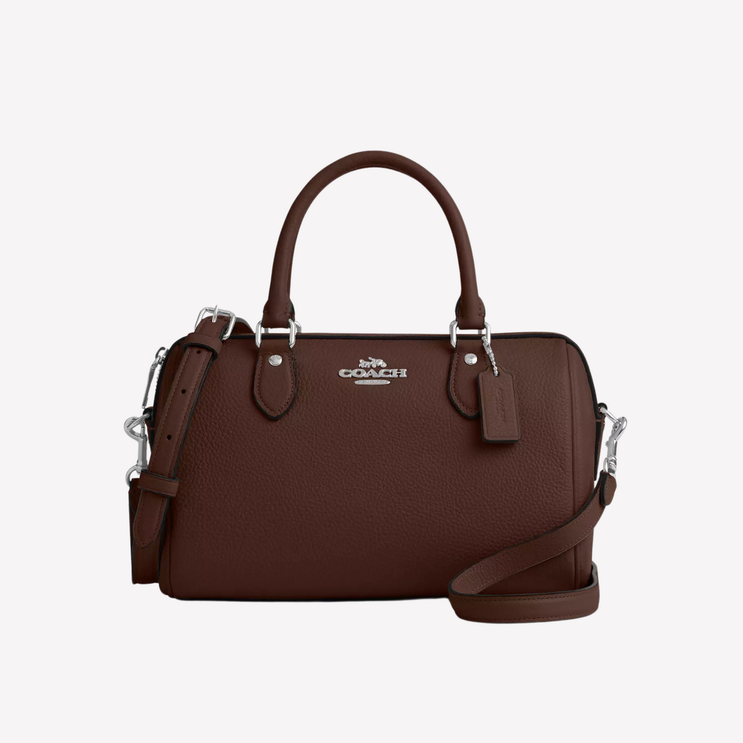COACH Rowan Satchel Bag - Maple