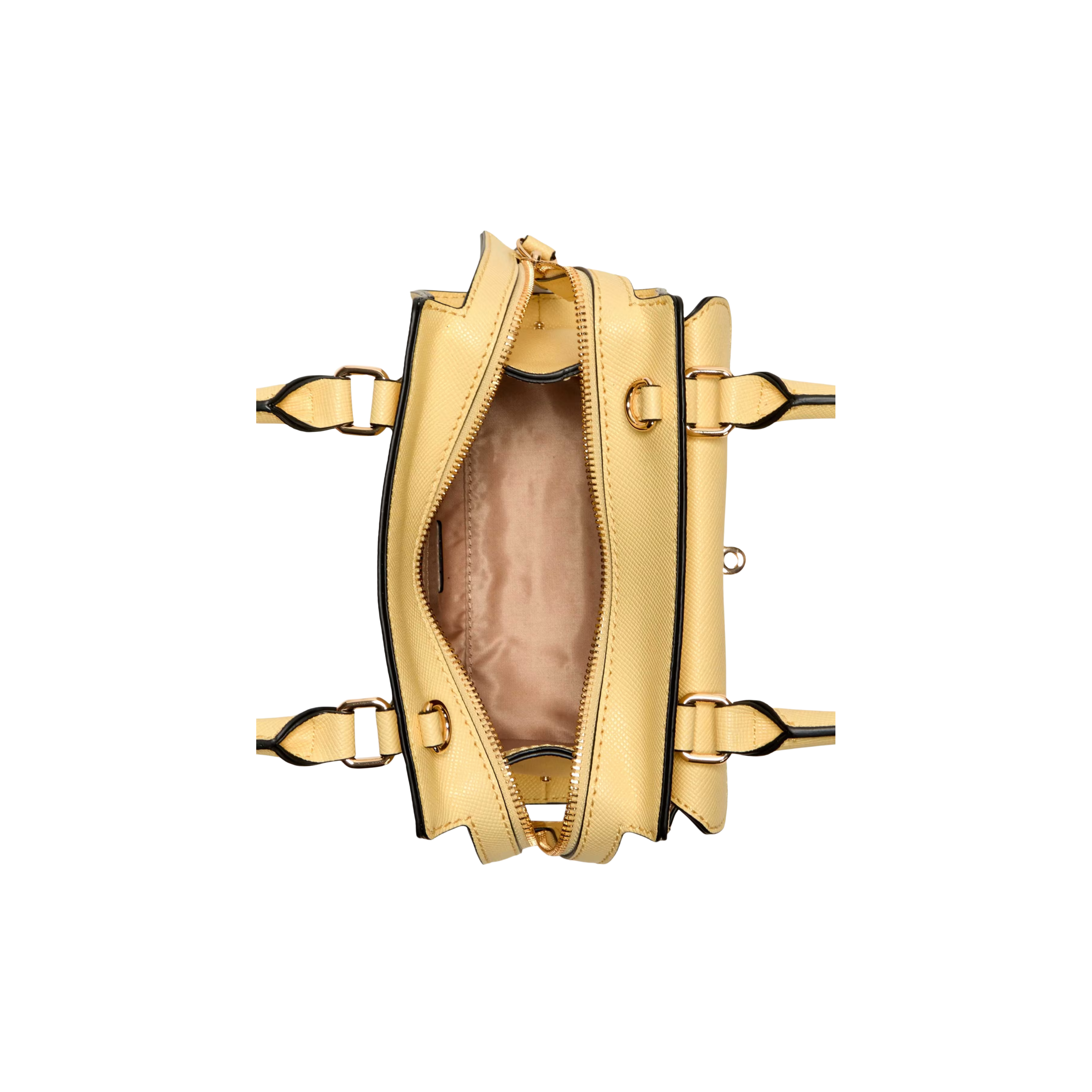 Guess Women Ferrara Small Satchel - Yellow