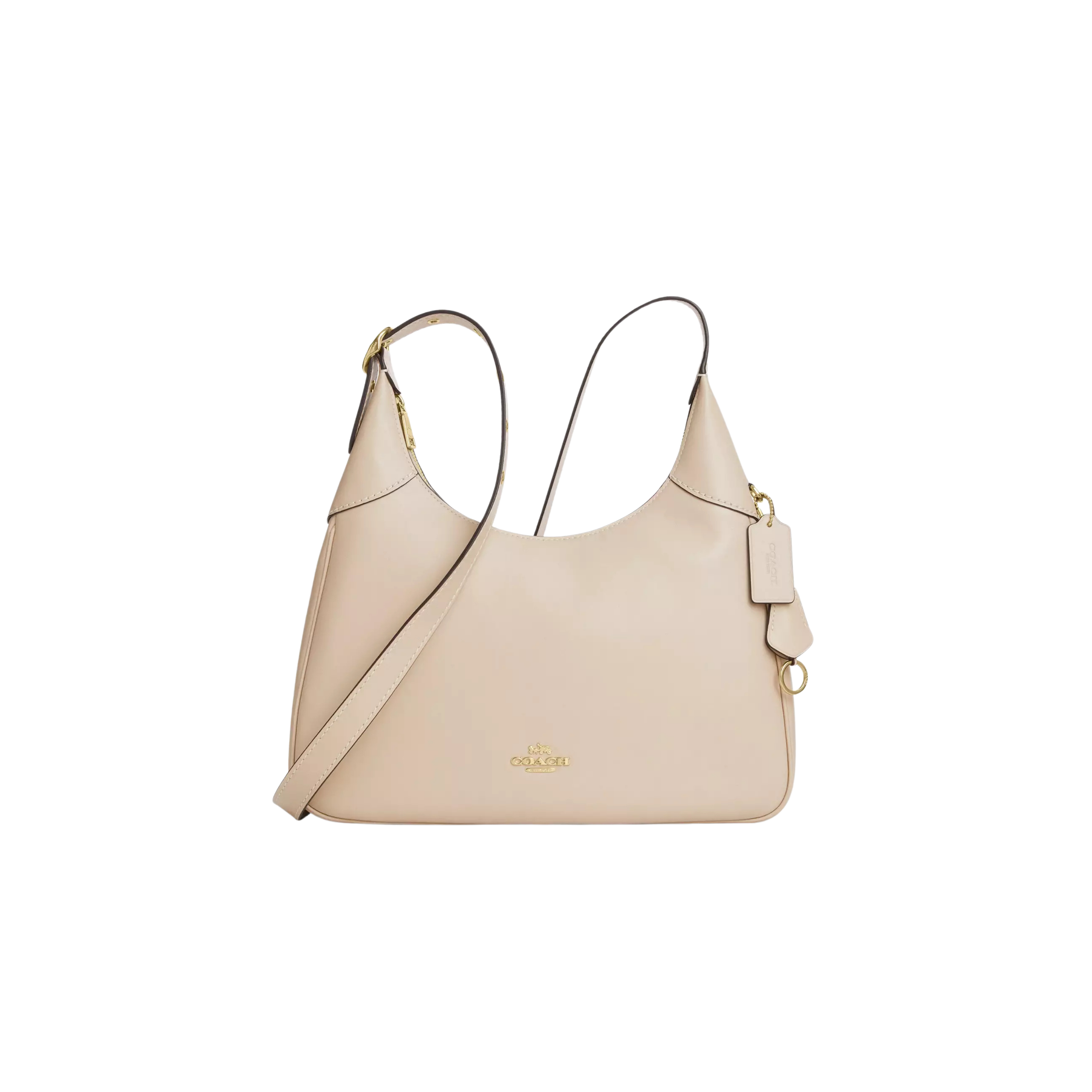 COACH Women Ella Shoulder Bag - Gold White