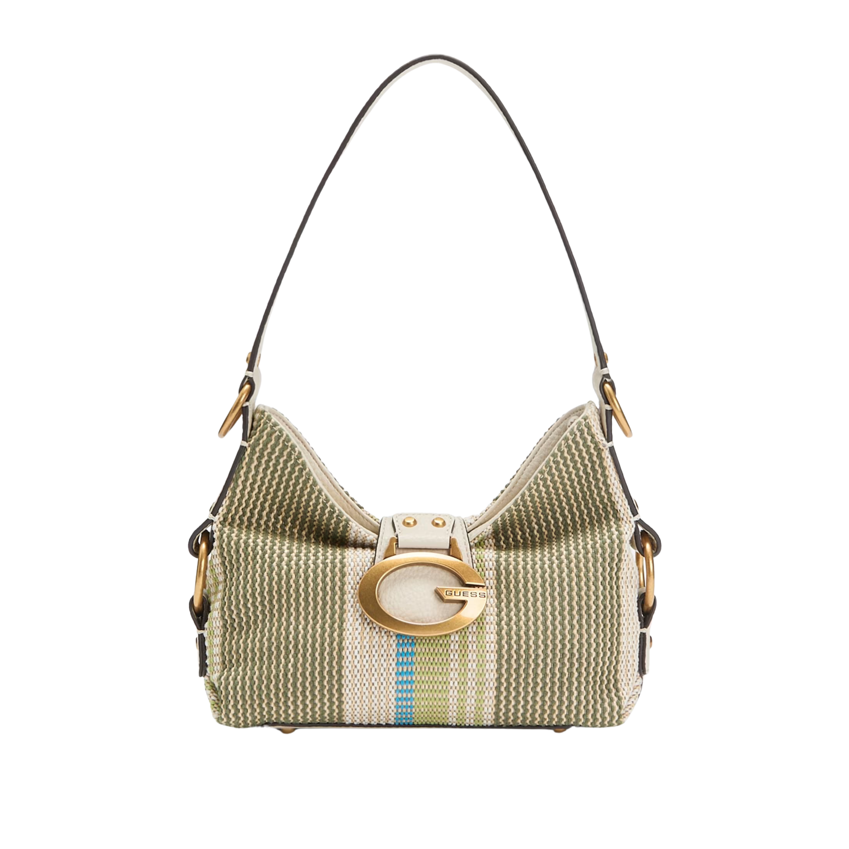 Guess Women Camden Shoulder Bag - Olive Multi
