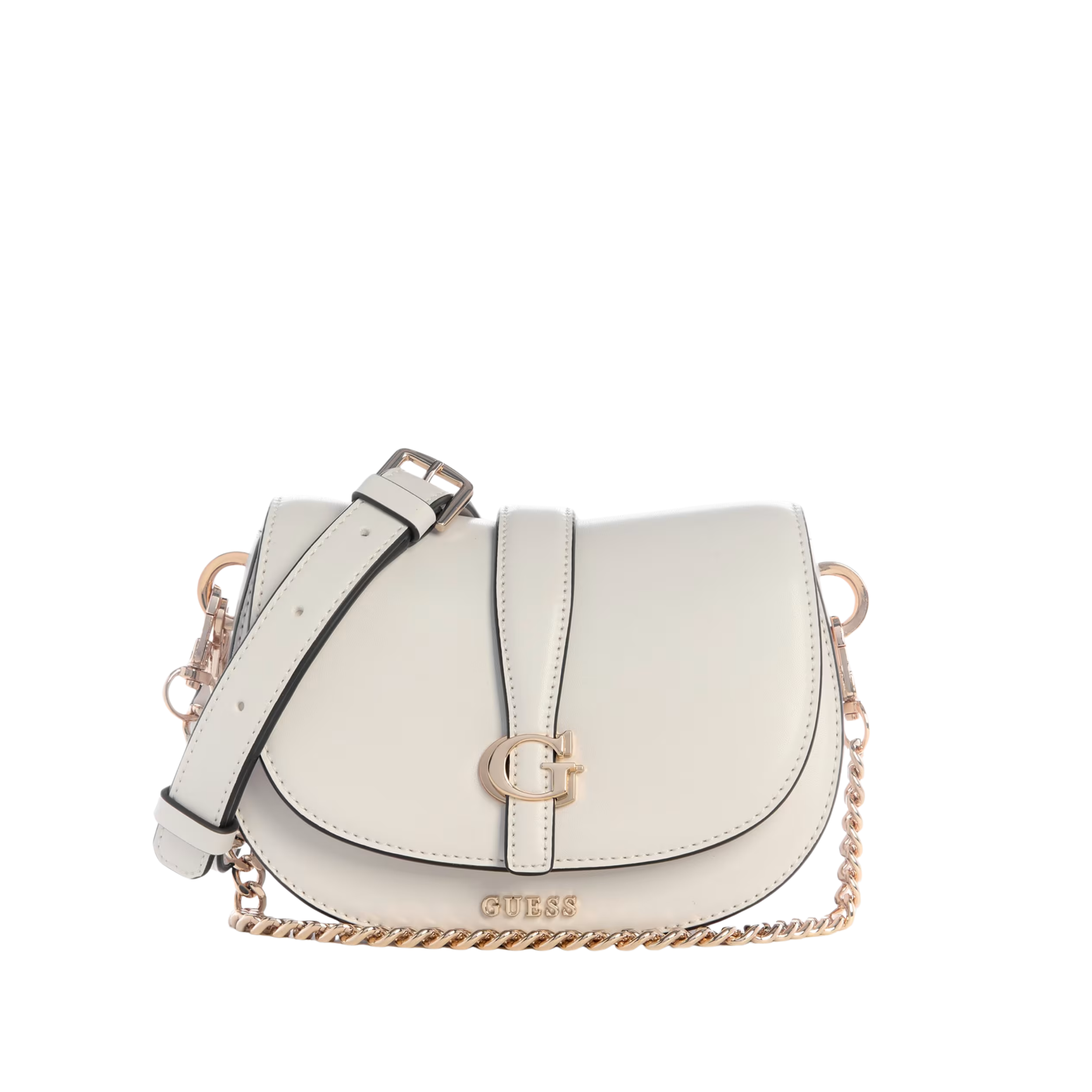 Guess Women Brooke High Society Satchel - White