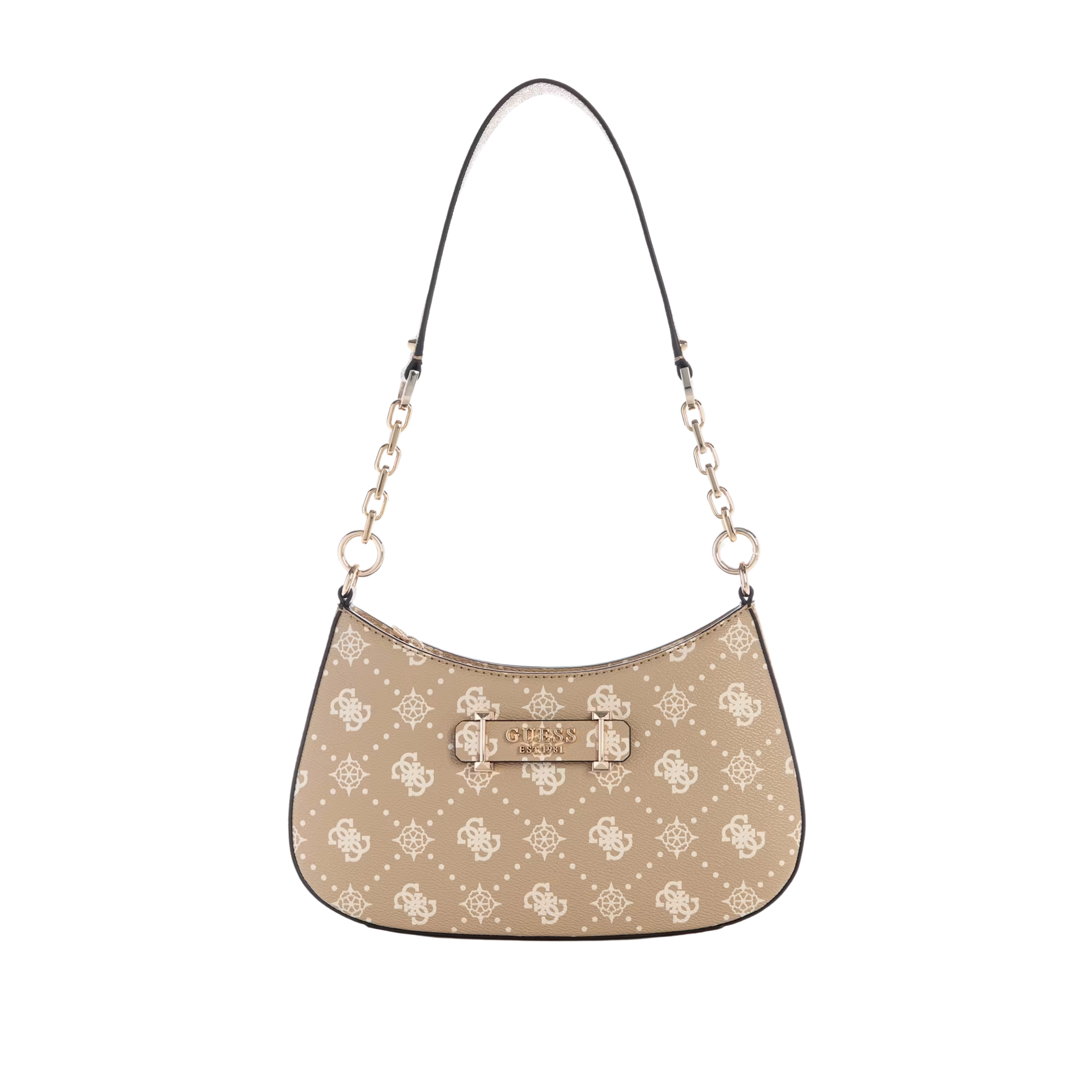 Guess Women Carrie Quattro G Shoulder Bag - Beige
