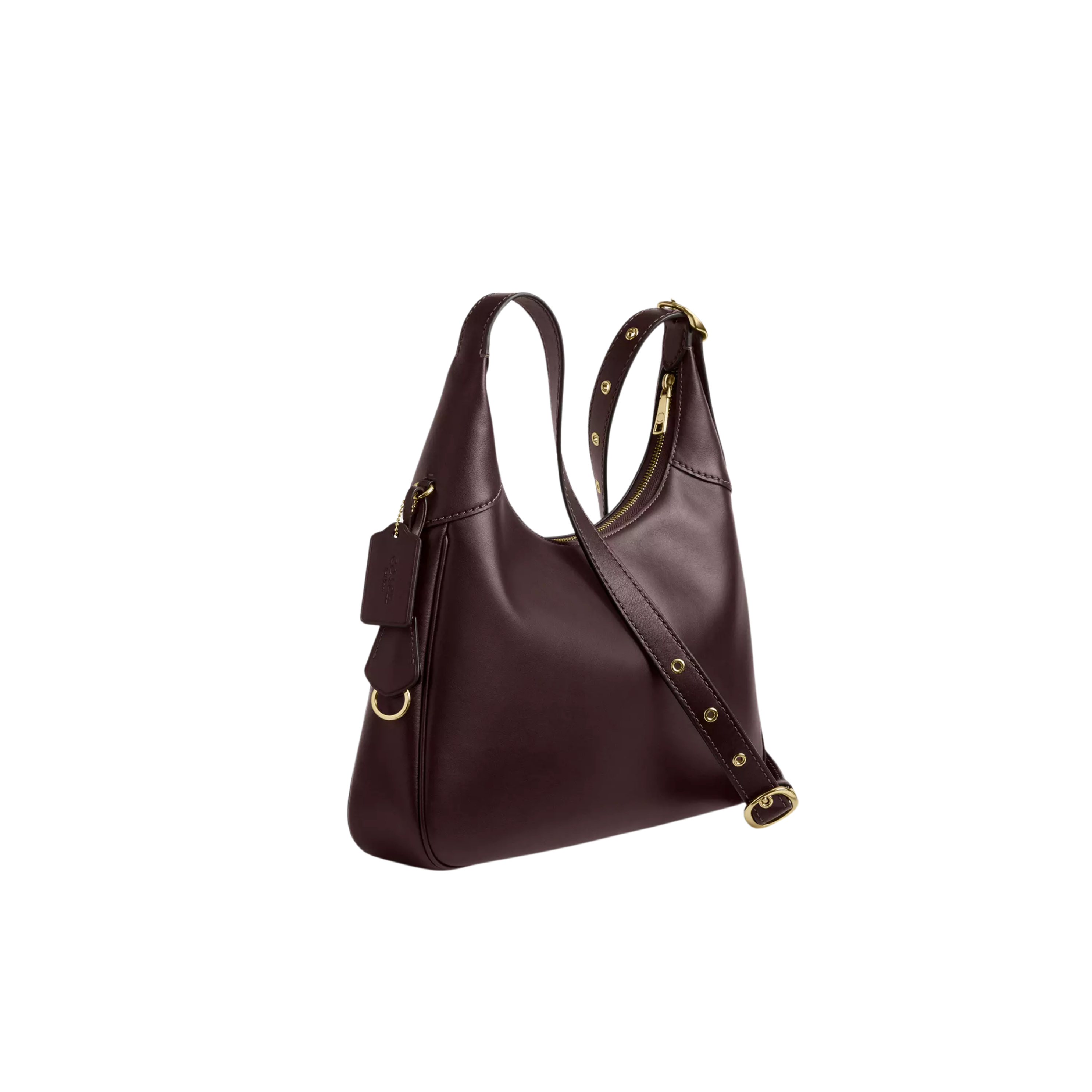 COACH Women Ella Shoulder Bag - Gold Brown