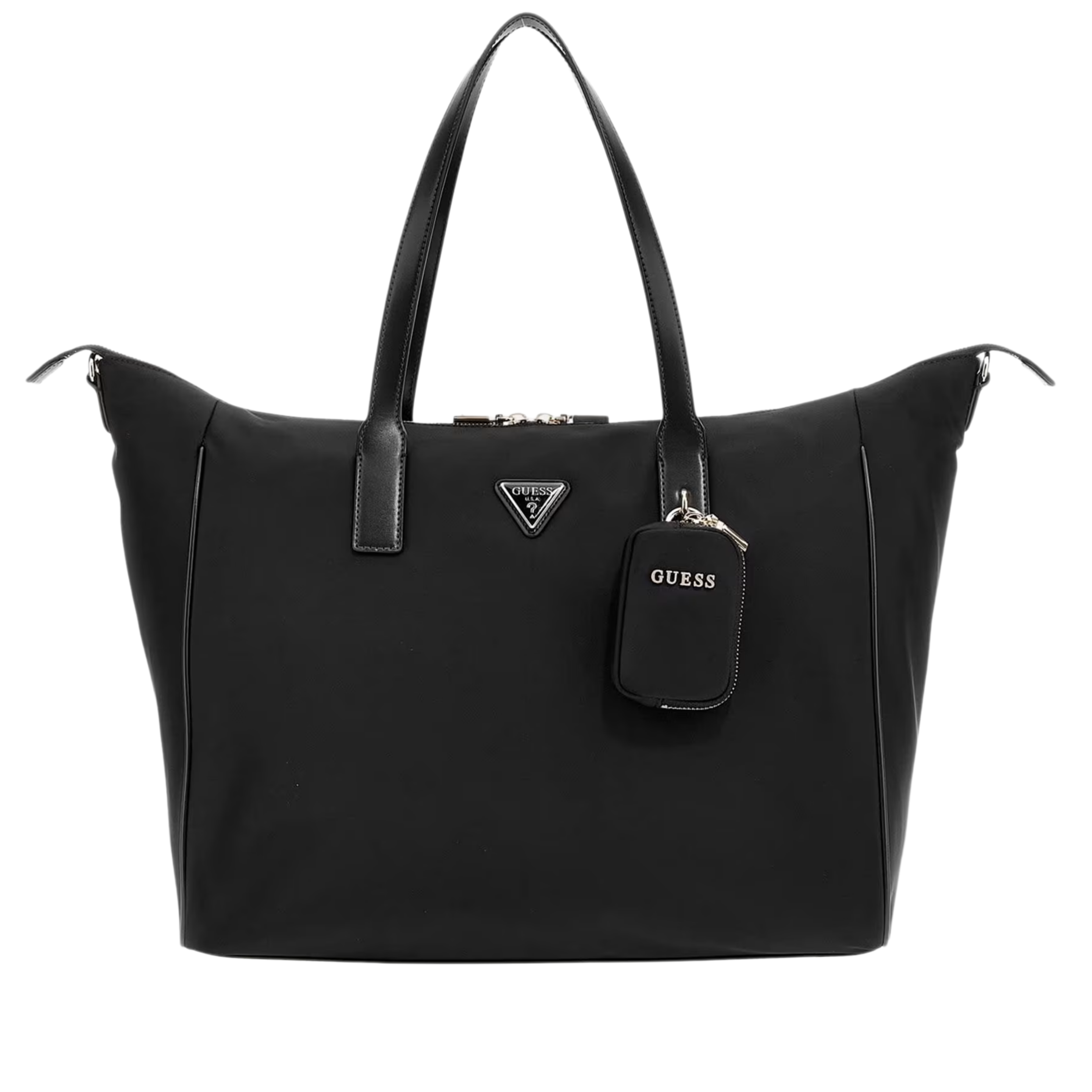 Guess Women Follie Nylon Large Carry On Tote - Black