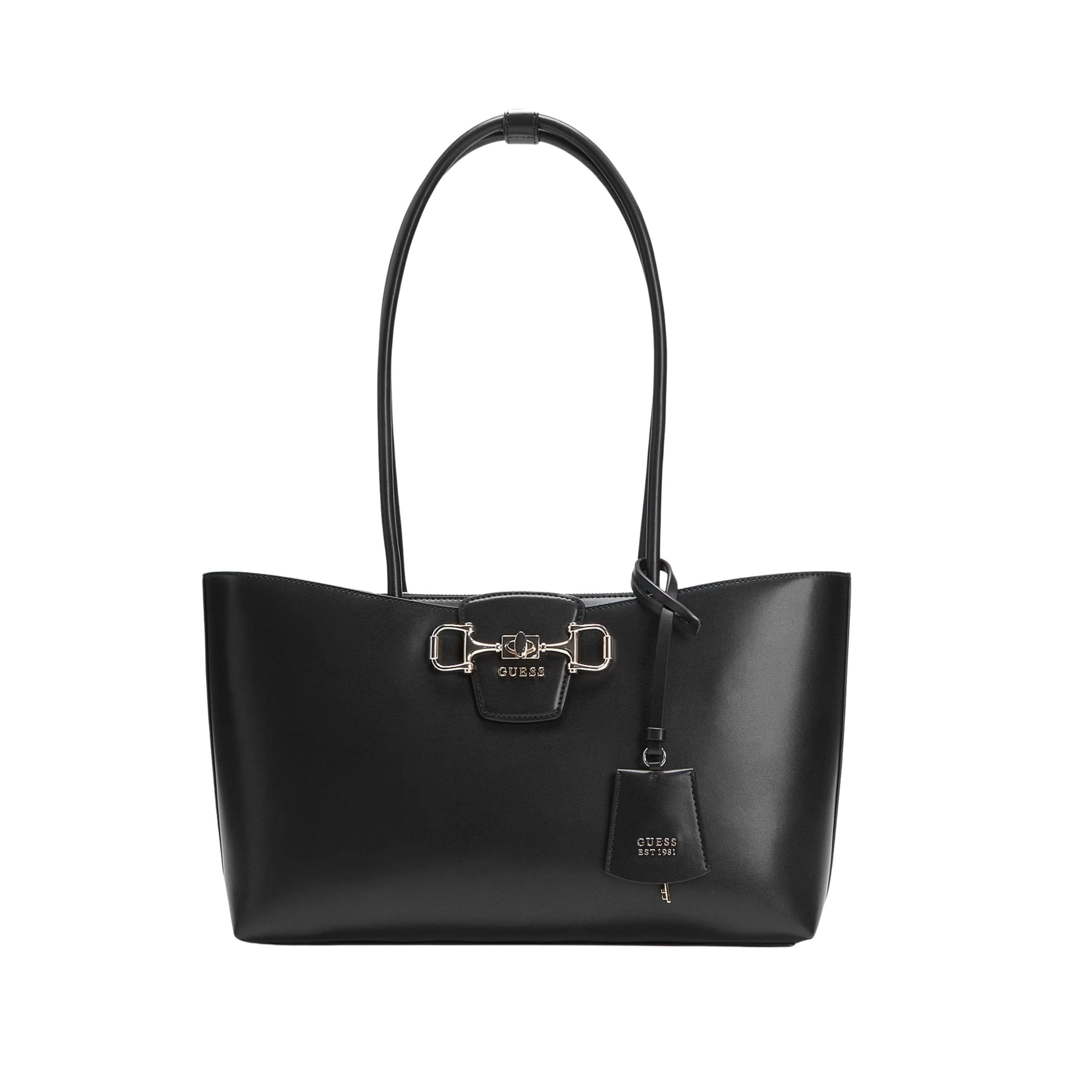 Guess Women Janie Logo Shopper - Black