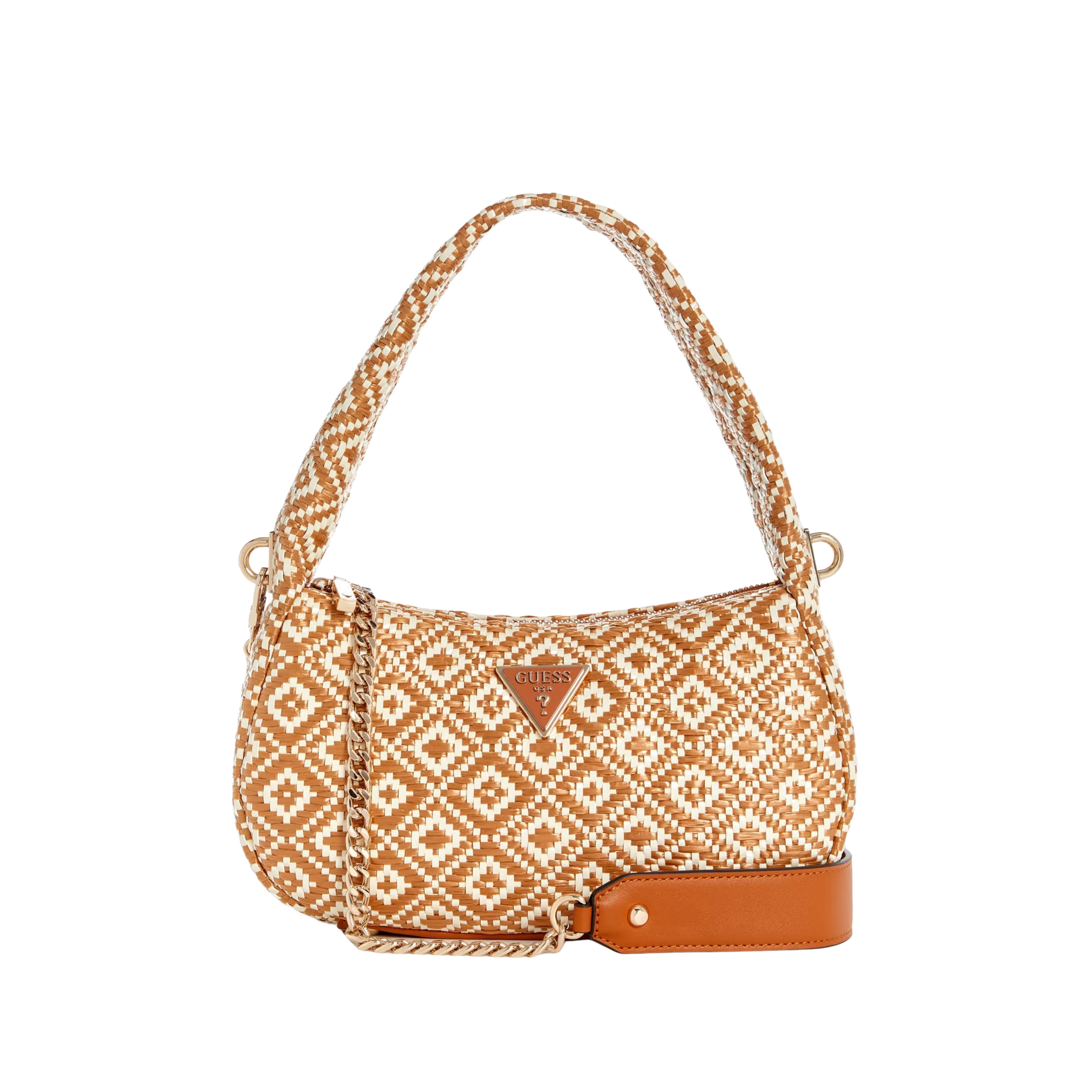 Guess Women Rianee Hobo Bag - Cognac