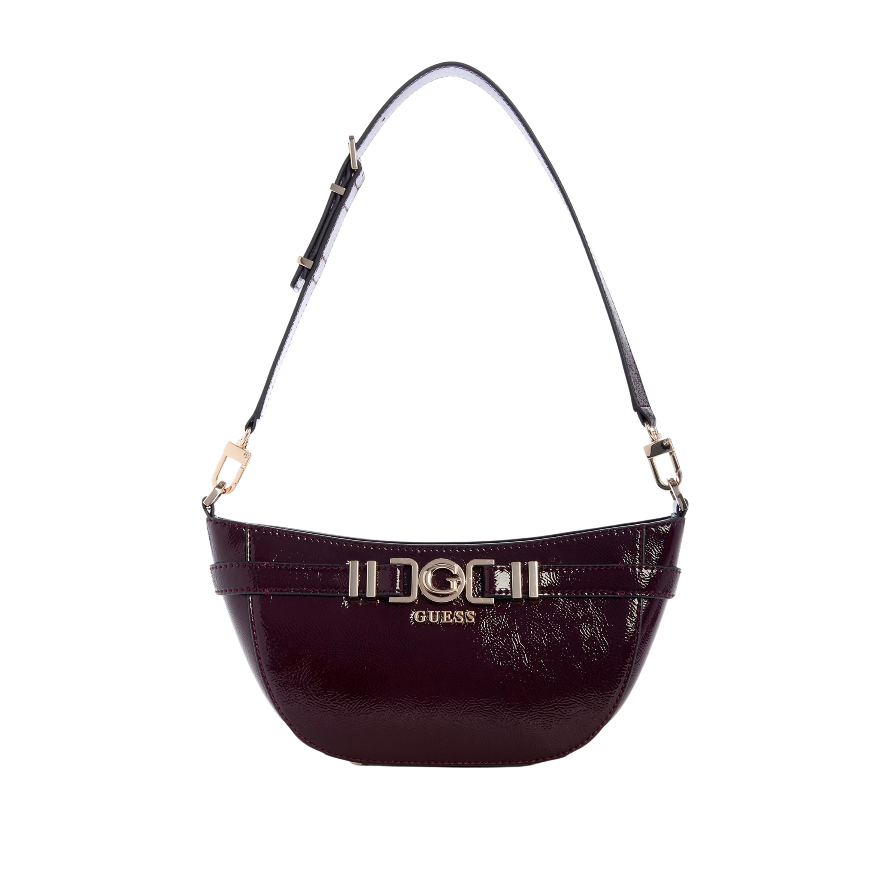 Guess Women Cirene Pleather Shoulder Bag - Bright Red