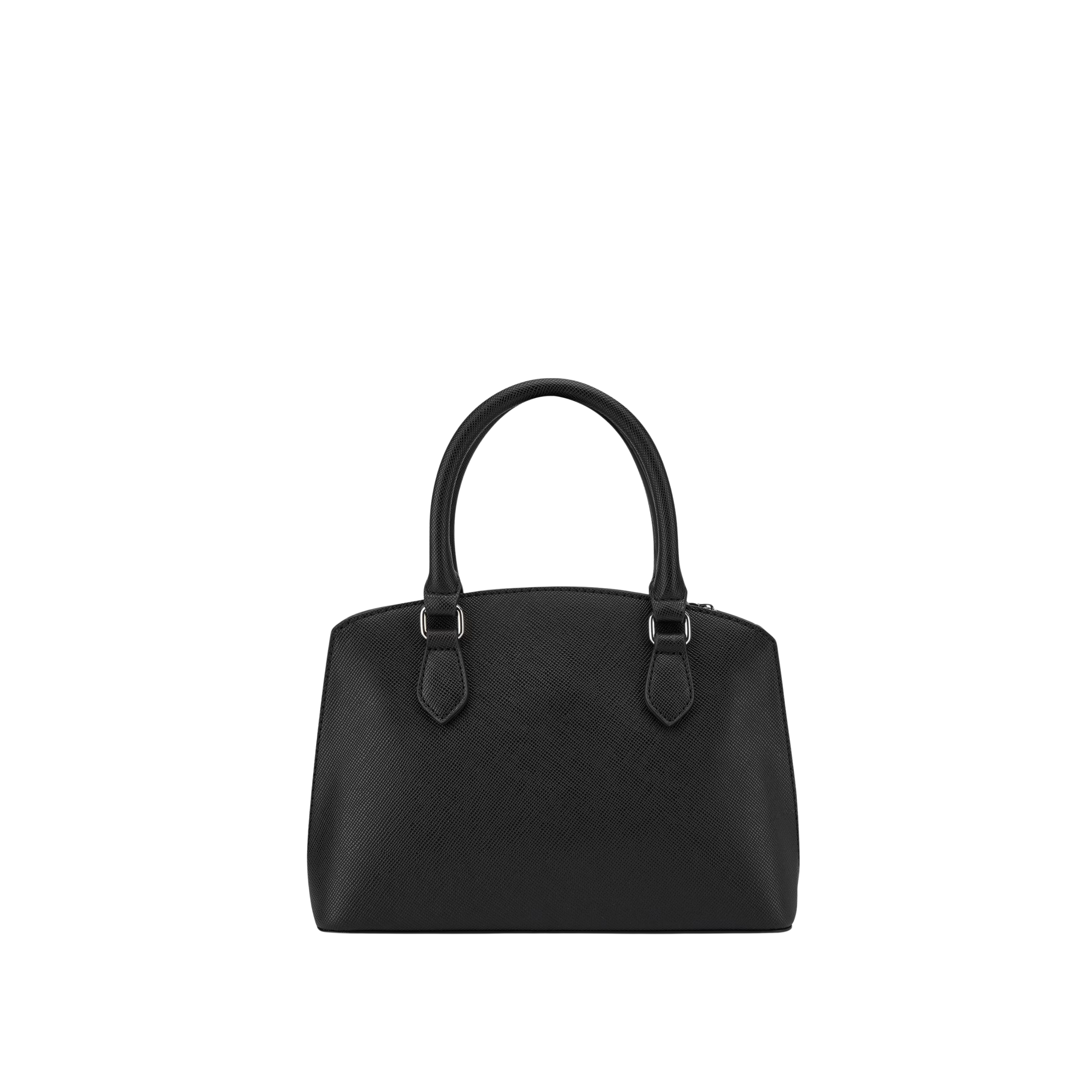 Guess Women Jeanine Faux Pearl Charm Satchel - Black