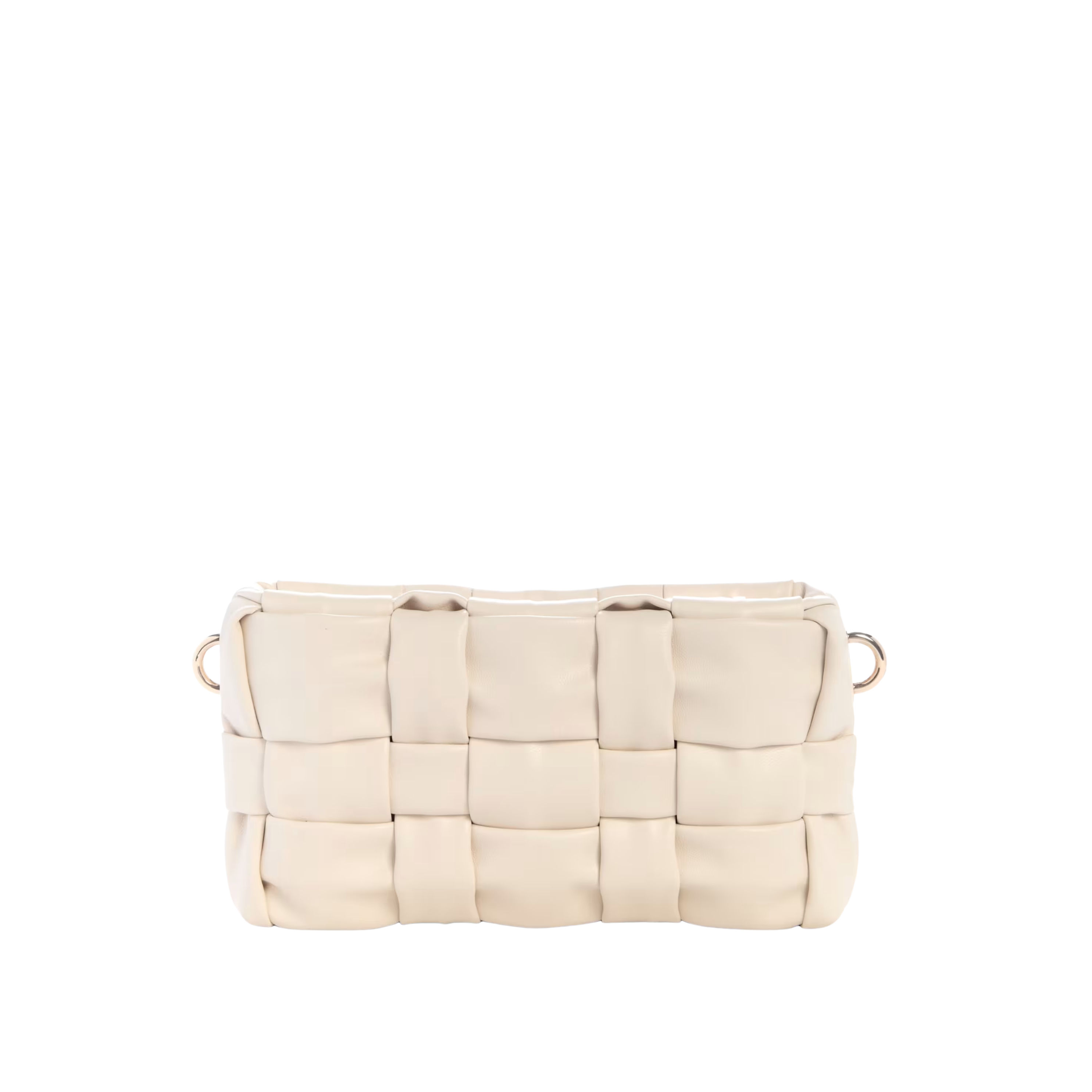Guess Women Marion Woven Mini Crossbody - Bone