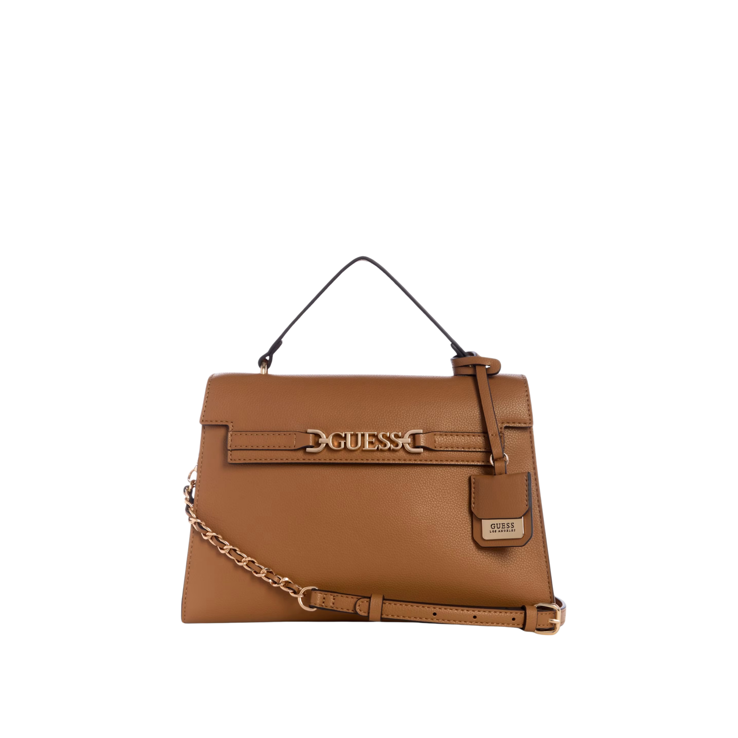 Guess Women Rhiannon Top Handle Bag - Brown