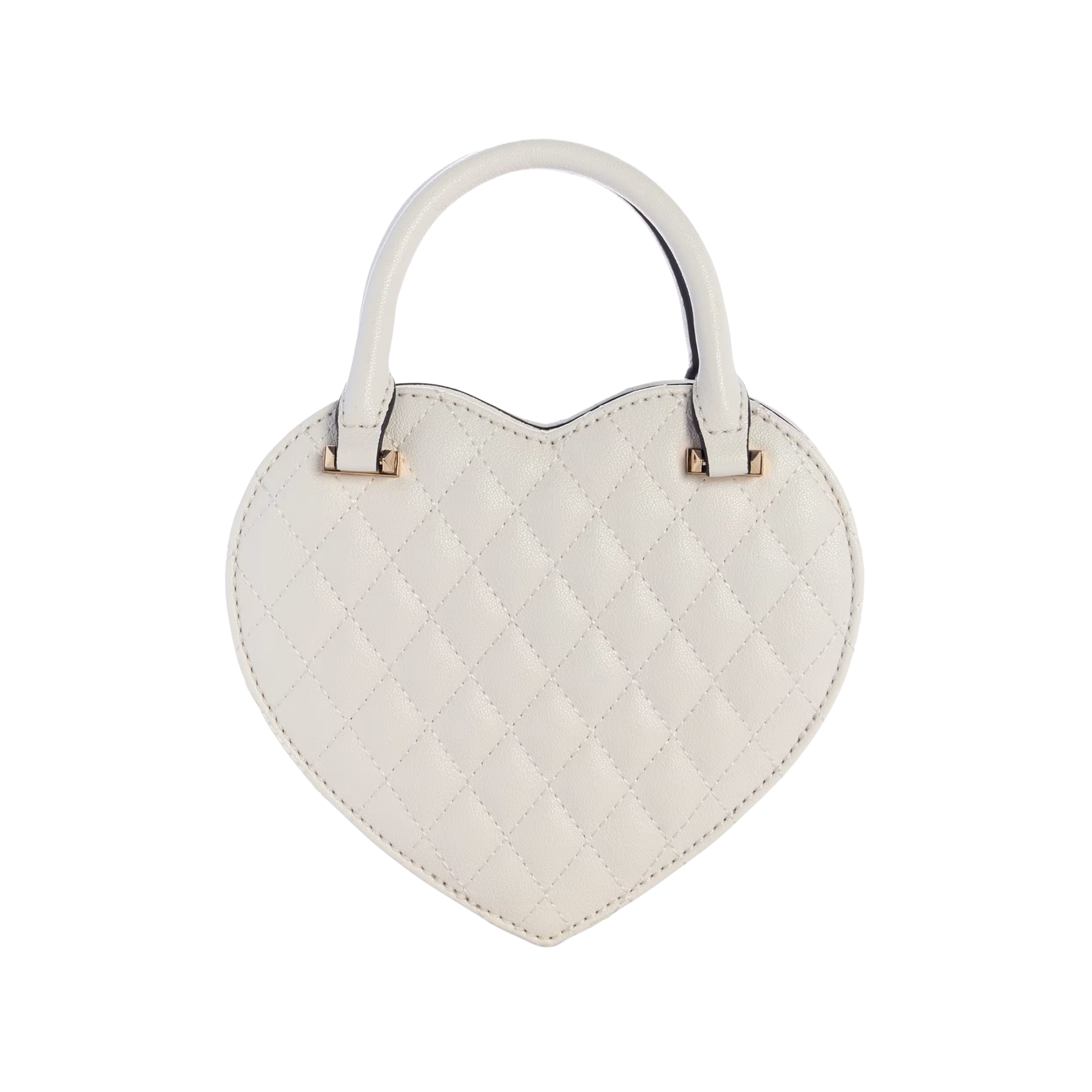 Guess Women Atabey Heart Shaped Crossbody - White