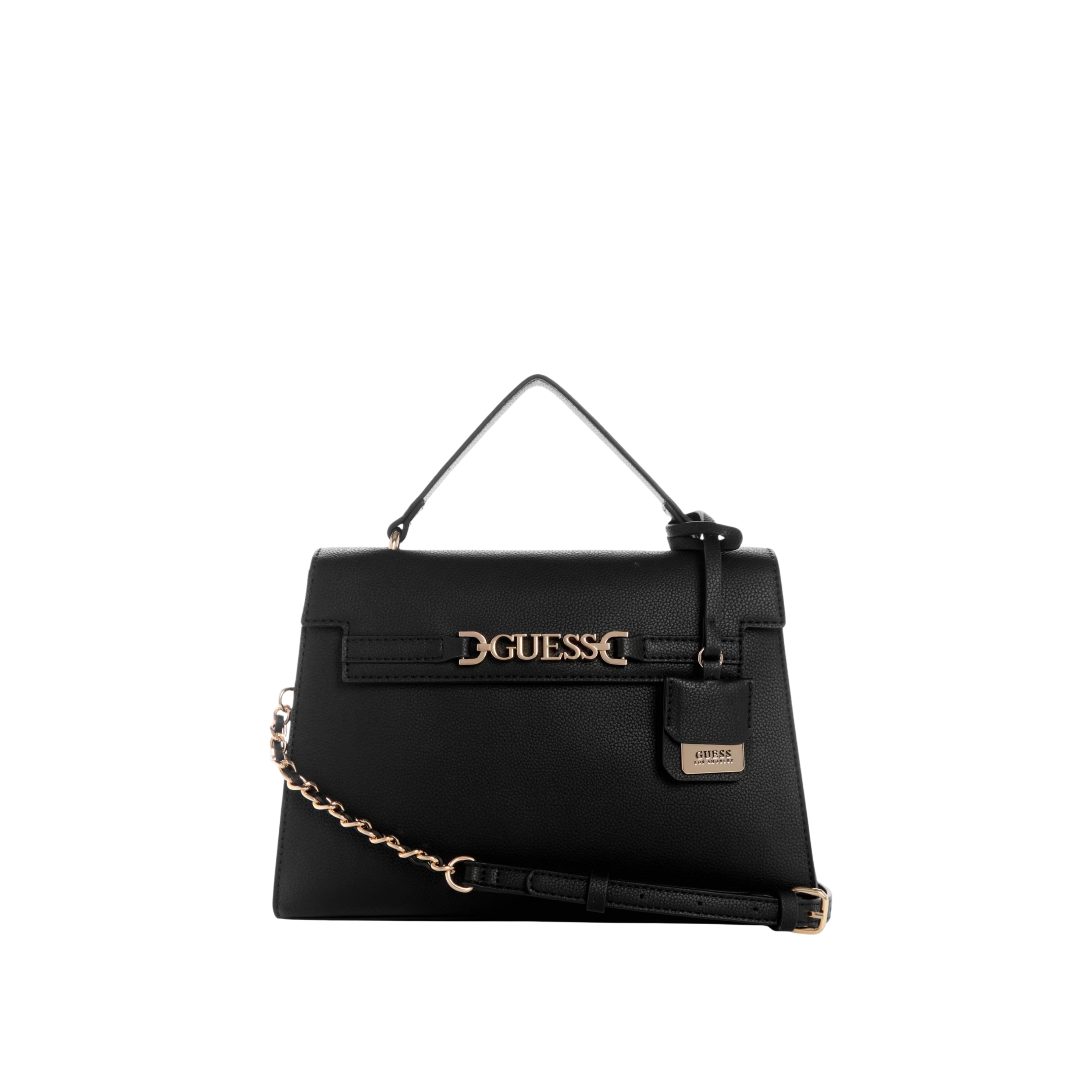 Guess Women Rhiannon Top Handle Bag - Black