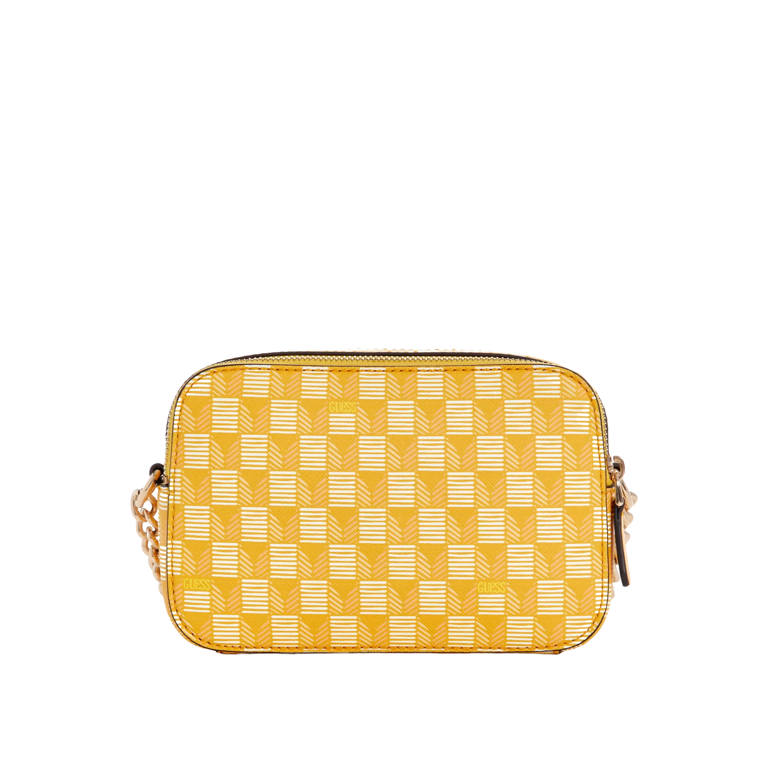 Guess Women G Wave Camera Crossbody - Yellow Logo