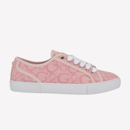 Guess Women Melya Logo Low-Top - Pink