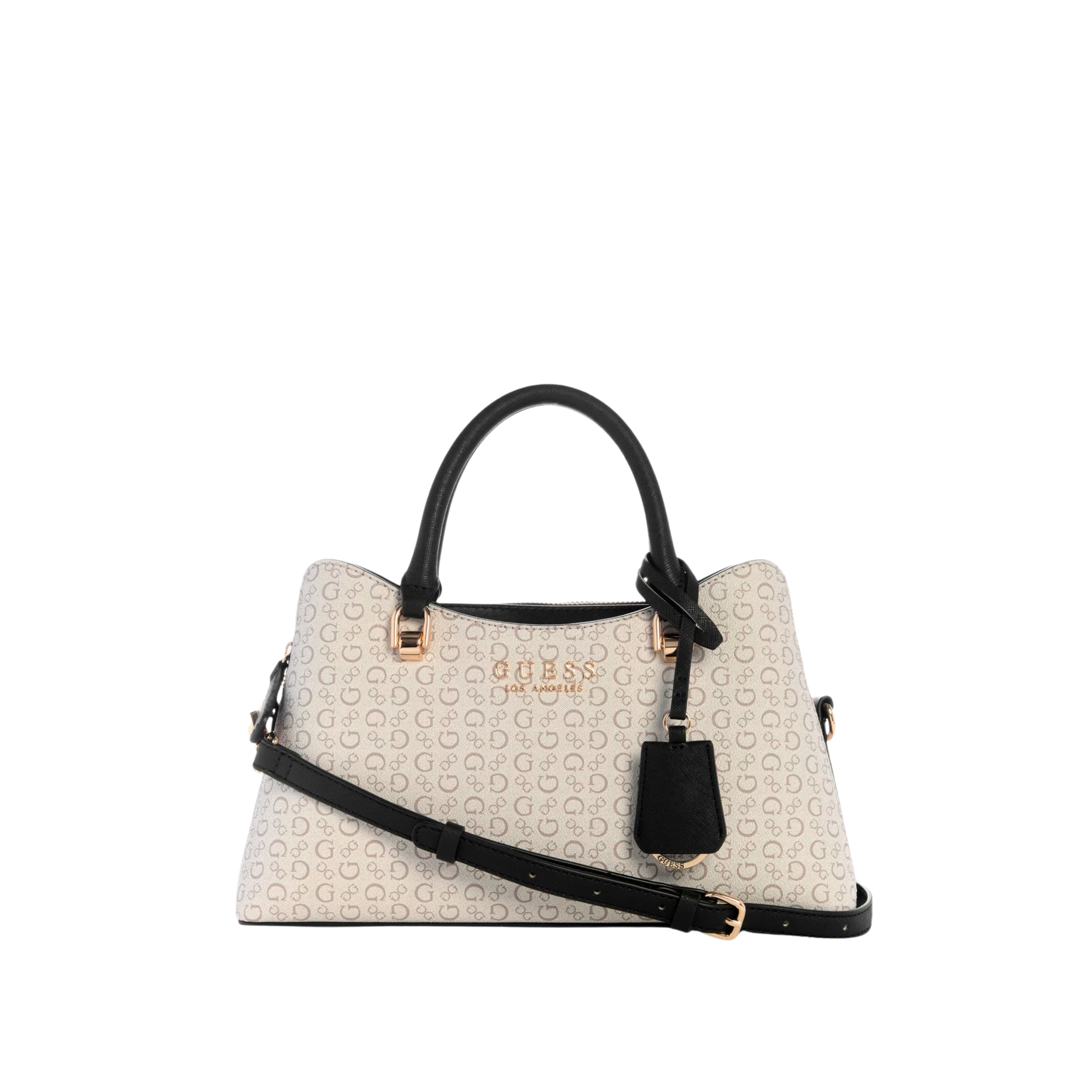 Guess Women Kiran Logo Satchel - Neutral