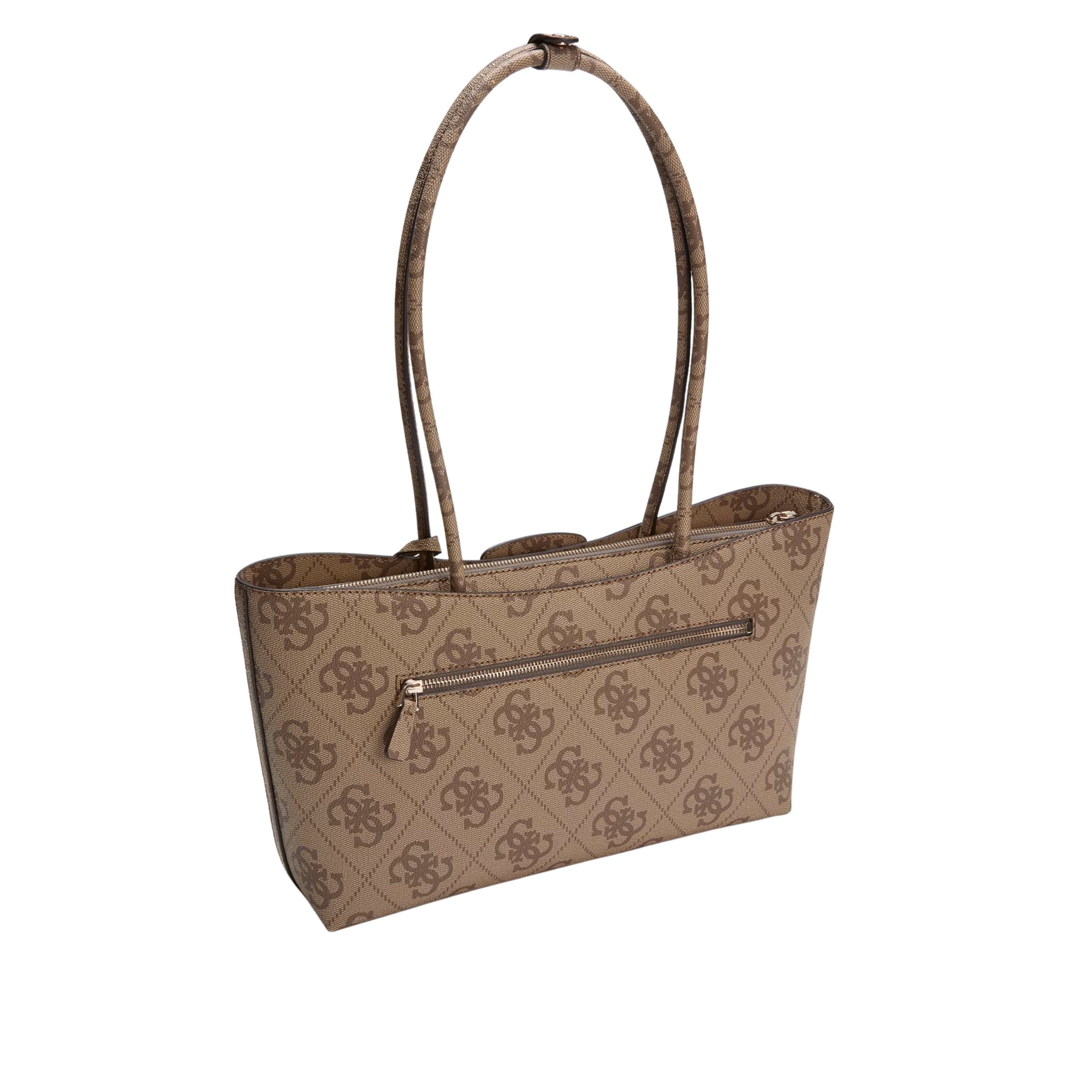 Guess Women Janie 4G Logo Tote - Latte Logo
