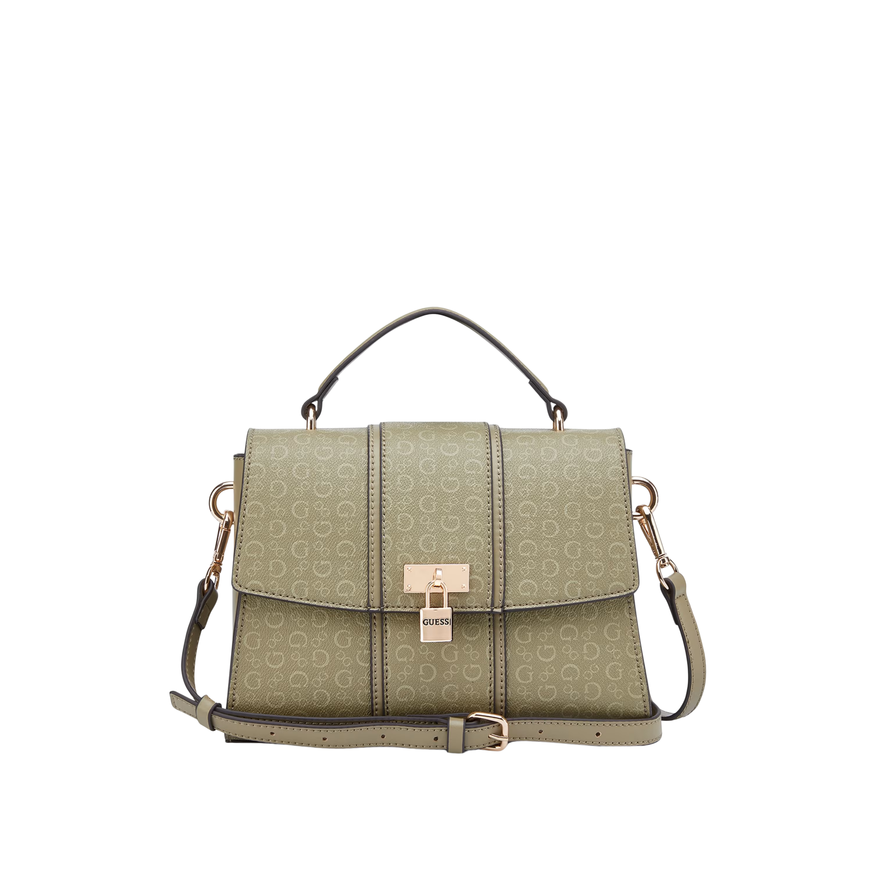 Guess Women Emberly Top Handle Crossbody - Green