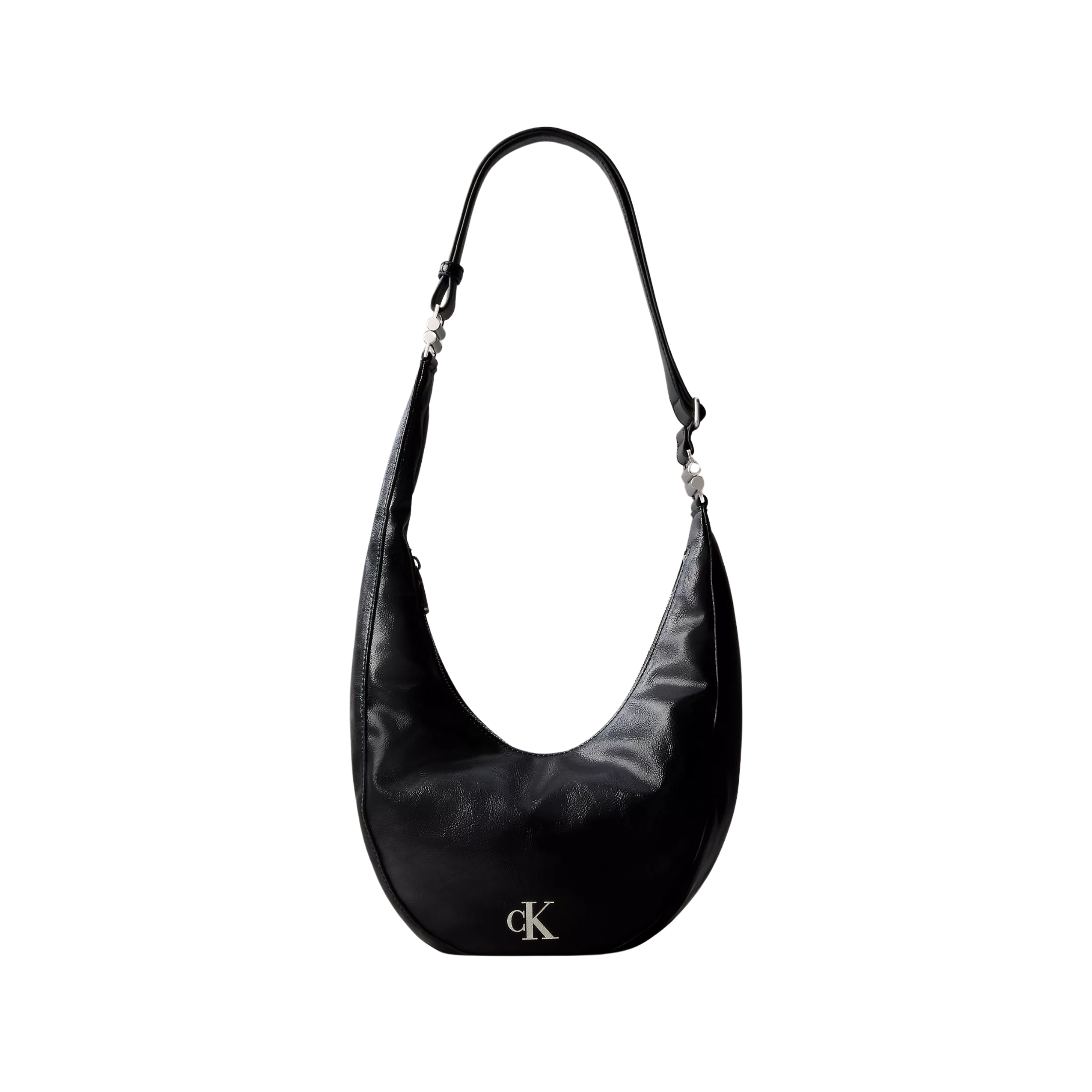 Calvin Klein Women Curved Small Crossbody Bag - Black
