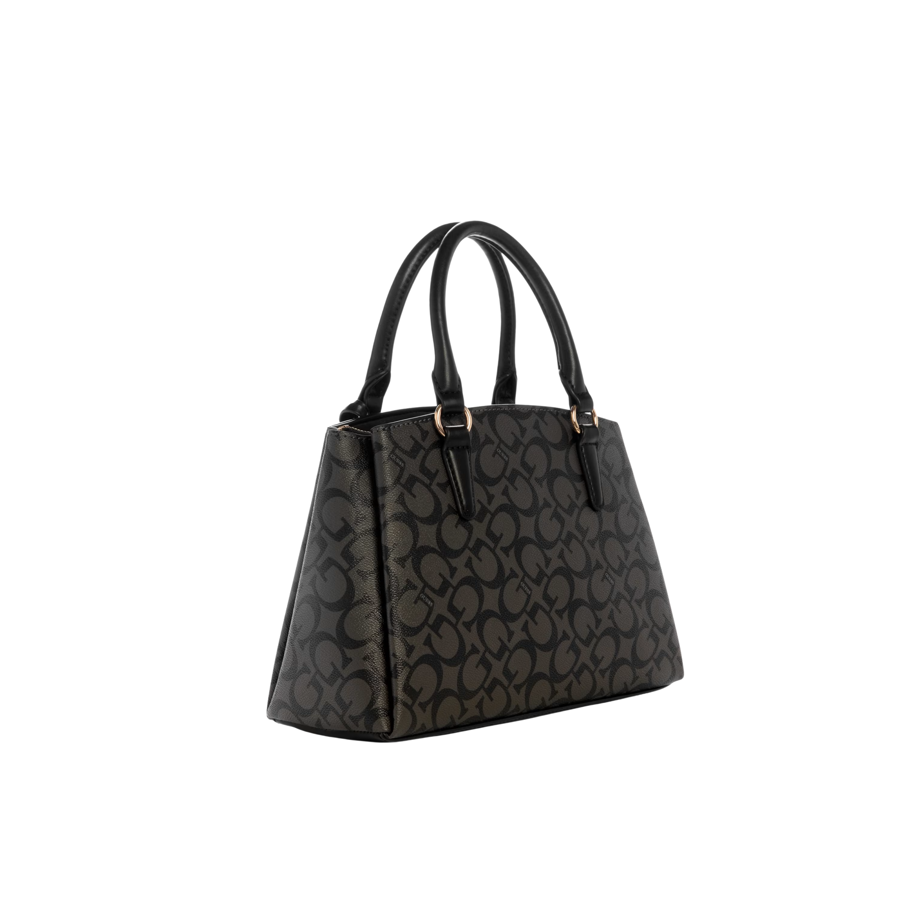 Guess Women Kyrie Logo Satchel - Black