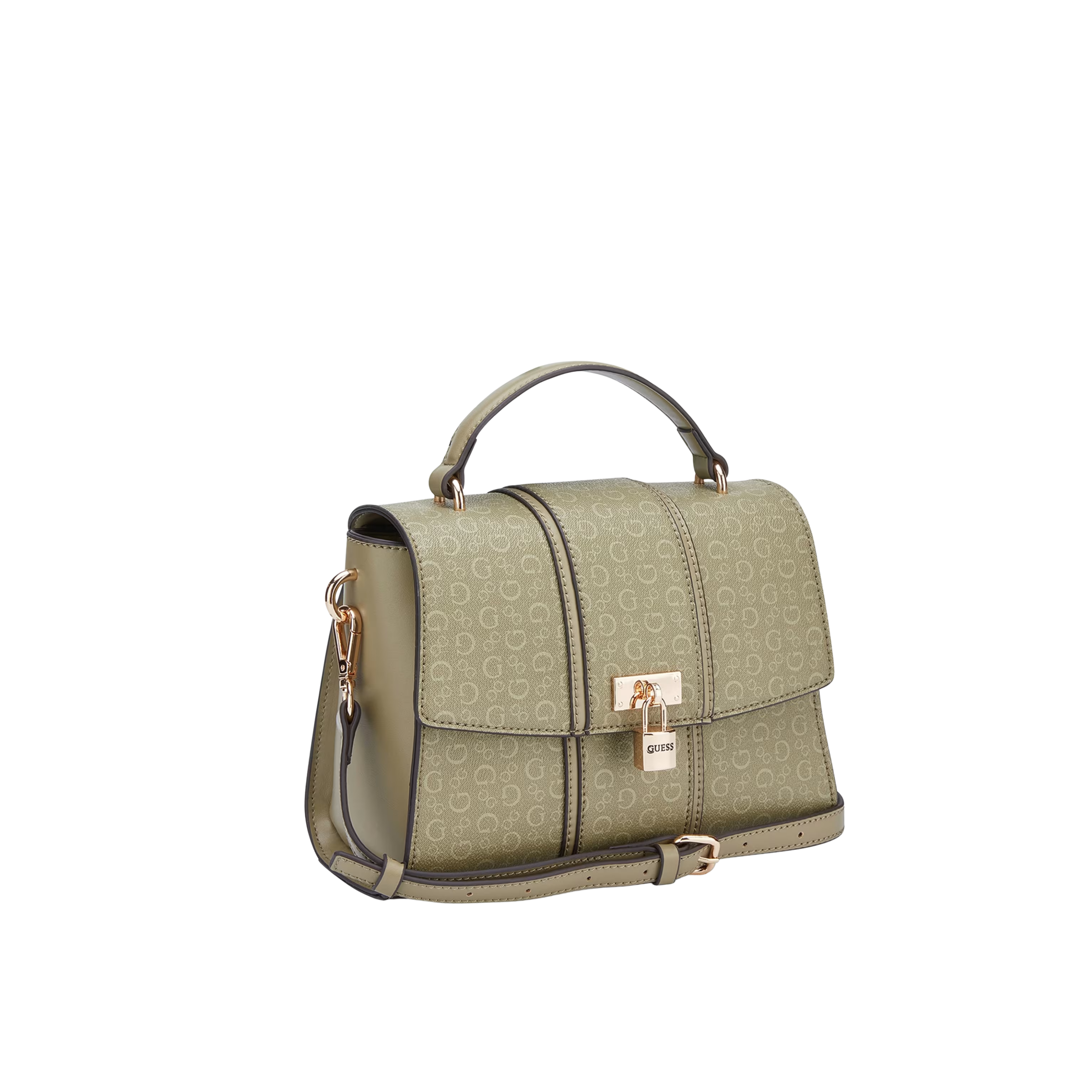 Guess Women Emberly Top Handle Crossbody - Green