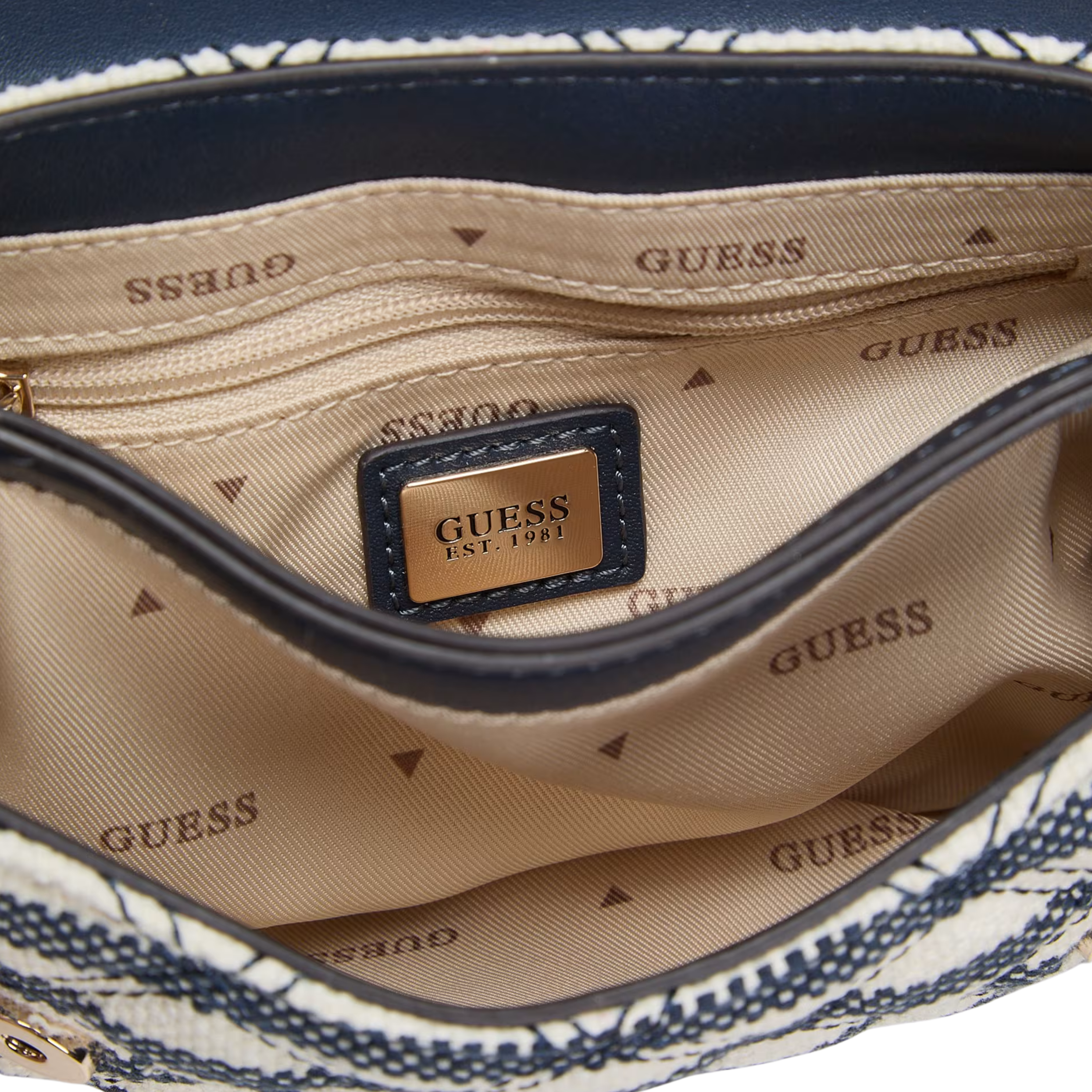 Guess Women Giully CrossBody Bag - Nude Multi