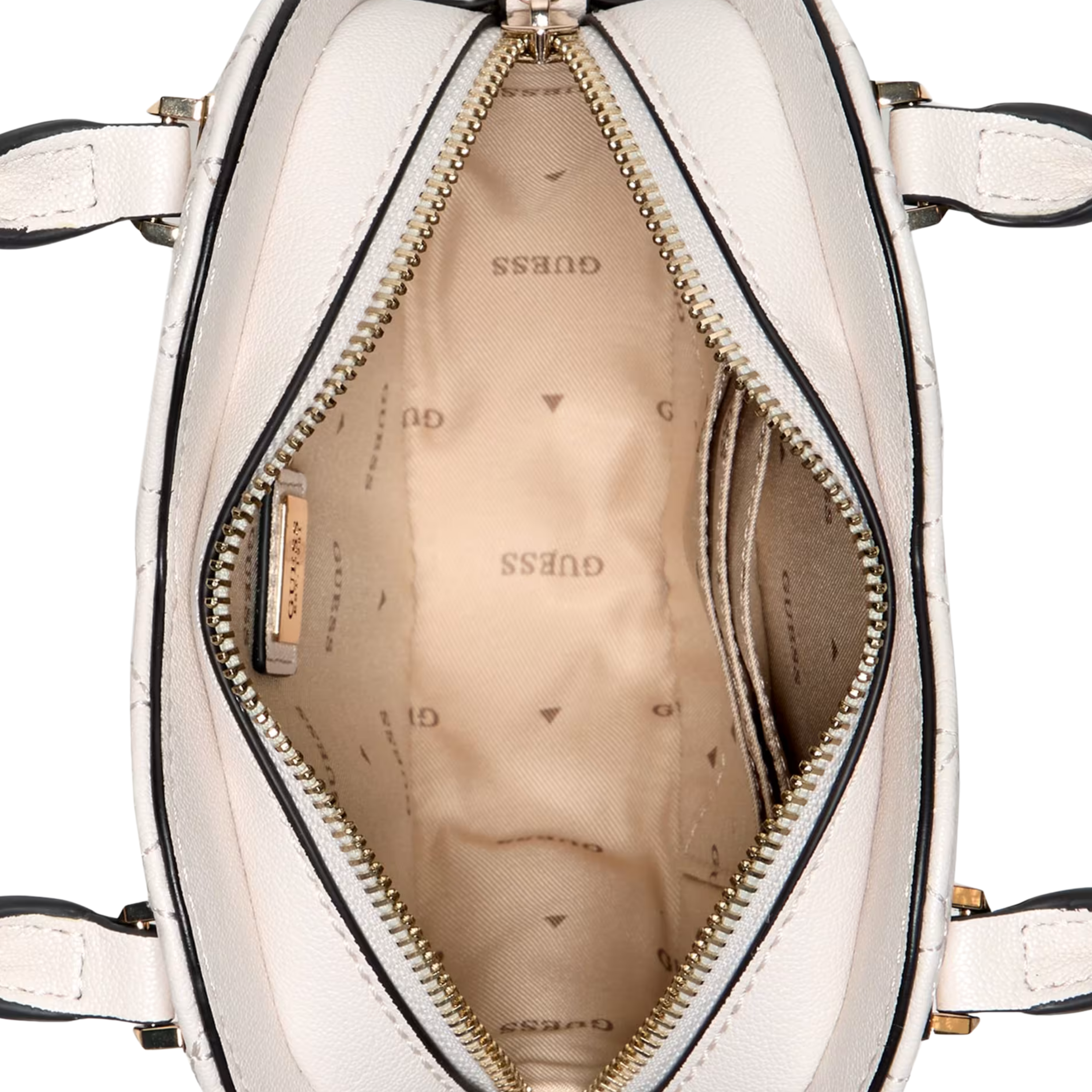 Guess Women Atabey Heart Shaped Crossbody - White