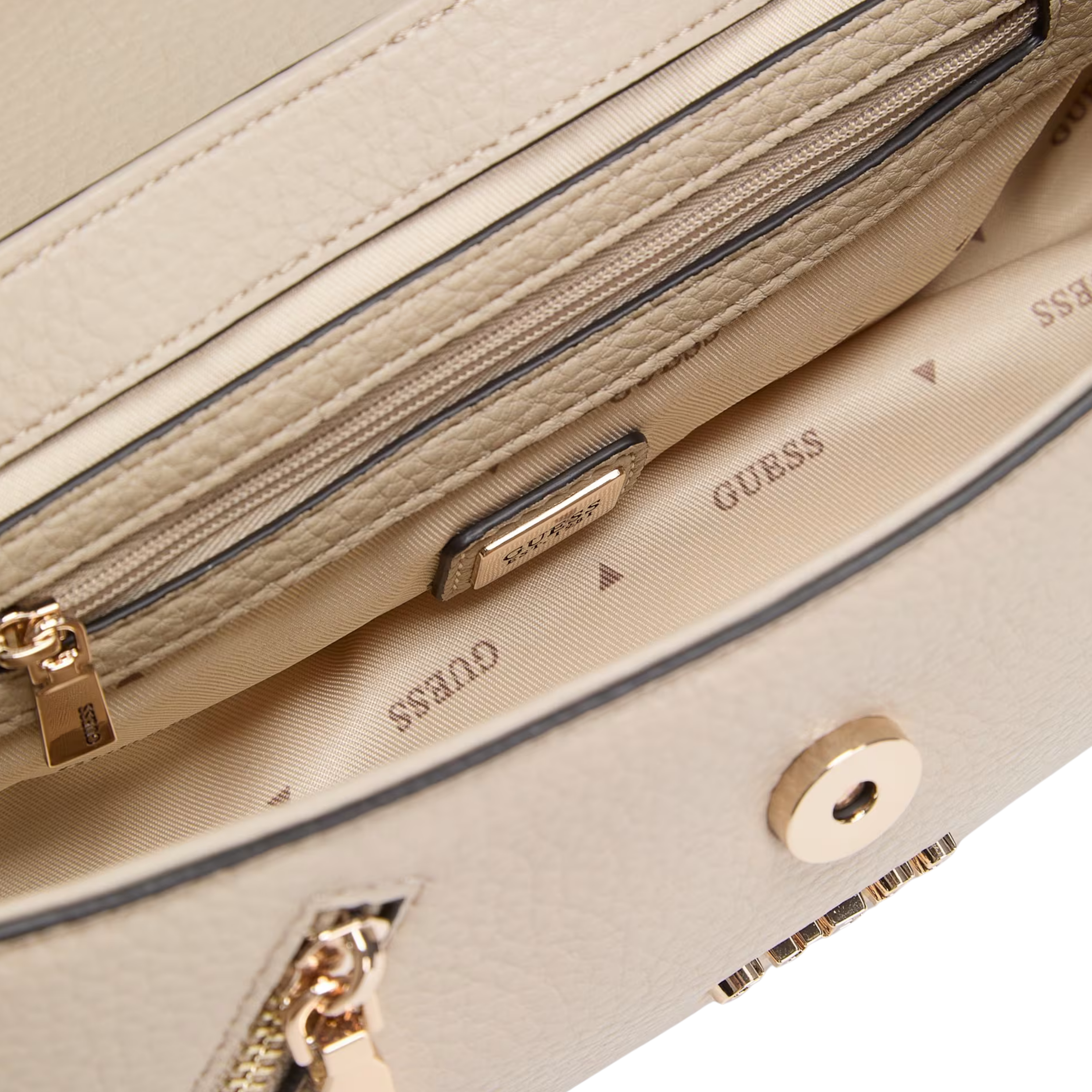 Guess Women Jessa Logo Crossbody Bag - Taupe