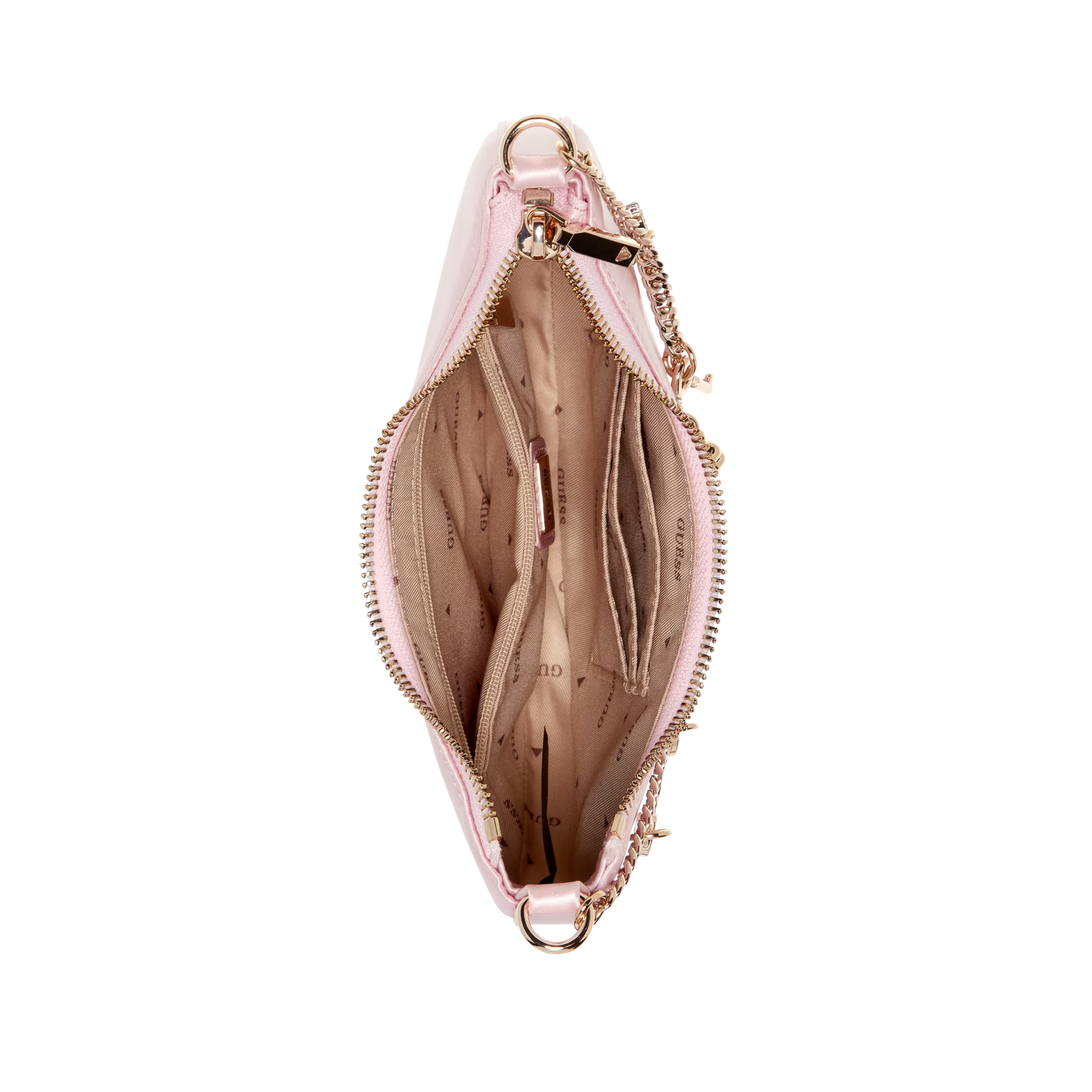 Guess Women Tasmin Charm Appliqué Hobo Bag - Light Rose