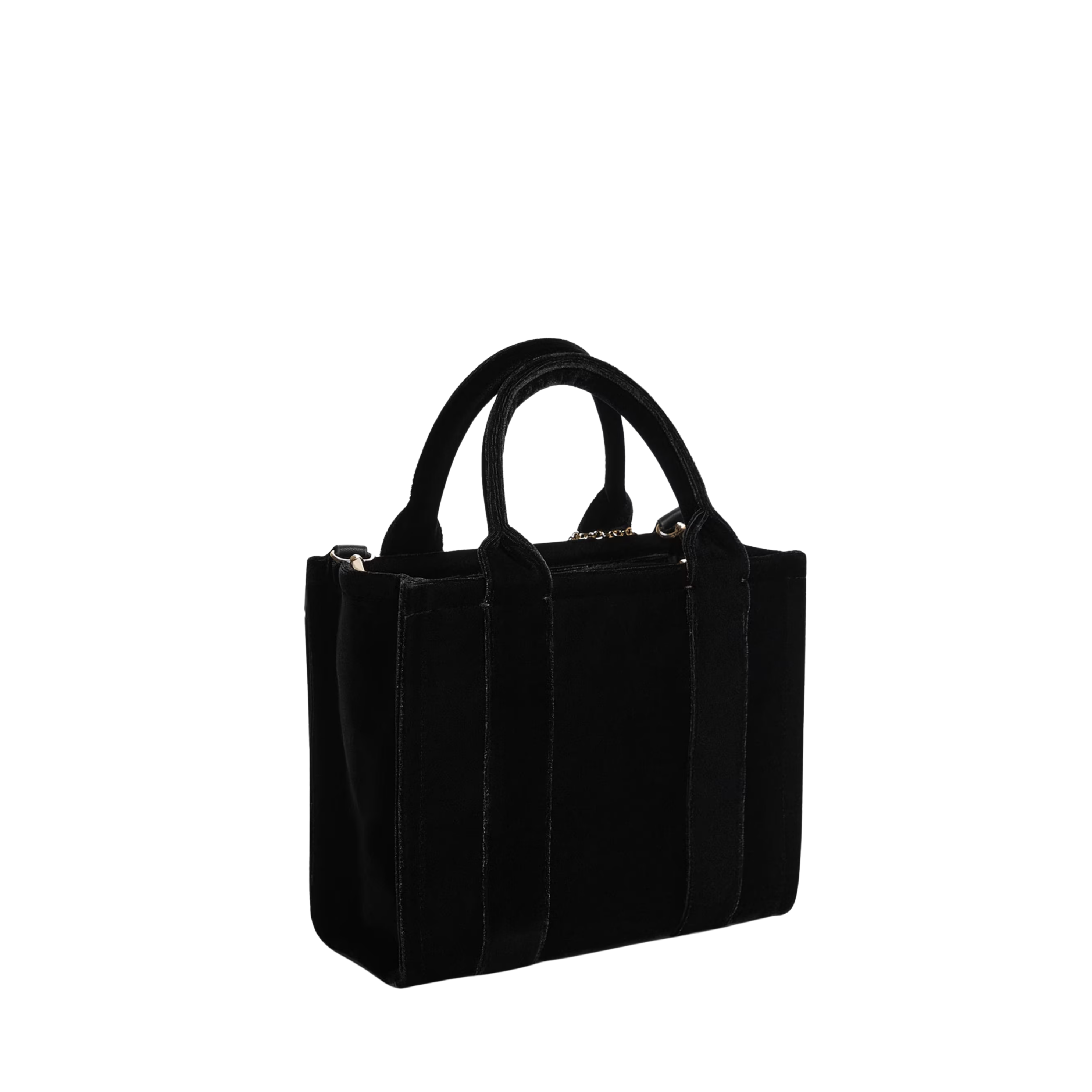 Guess Women Holly Velvet Mini Tote - Black