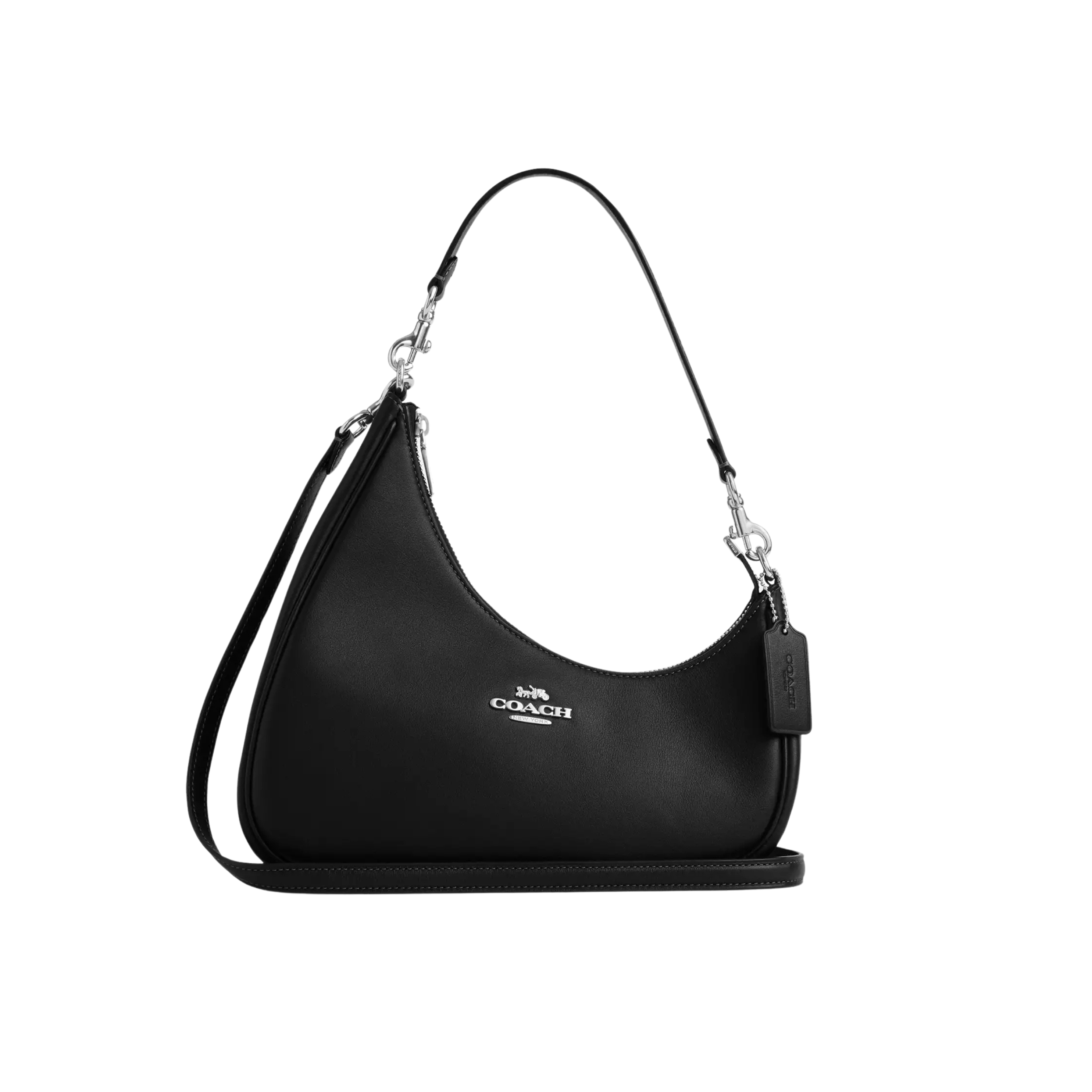 COACH Twisted Teri Shoulder Bag - Black
