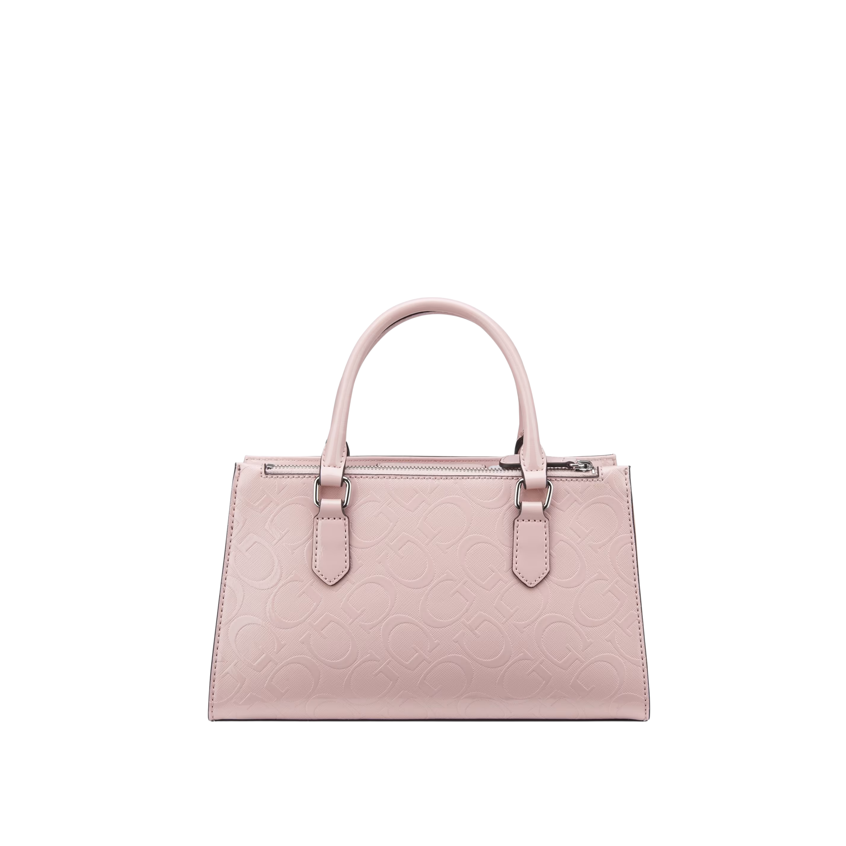 Guess Women Brooken G Logo Satchel - Pink