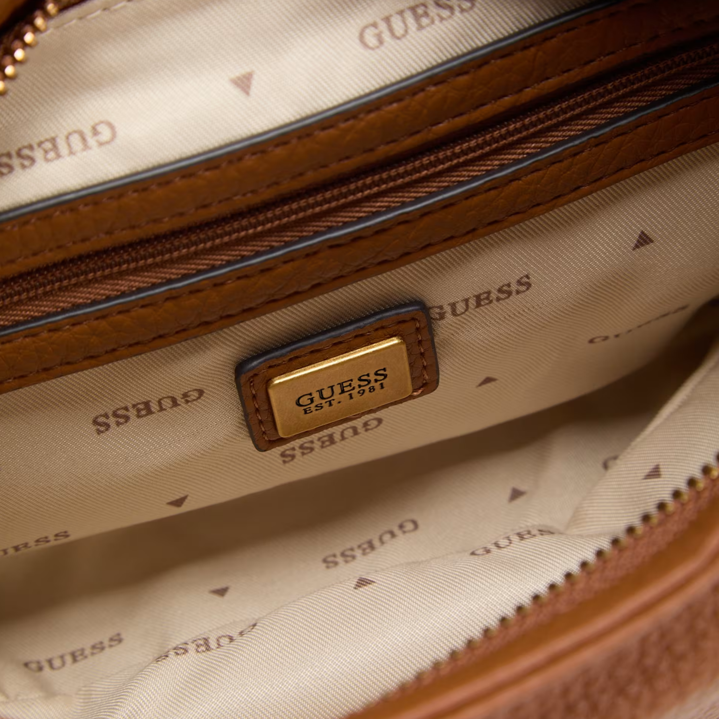 Guess Women Camden Shoulder Bag - Cognac