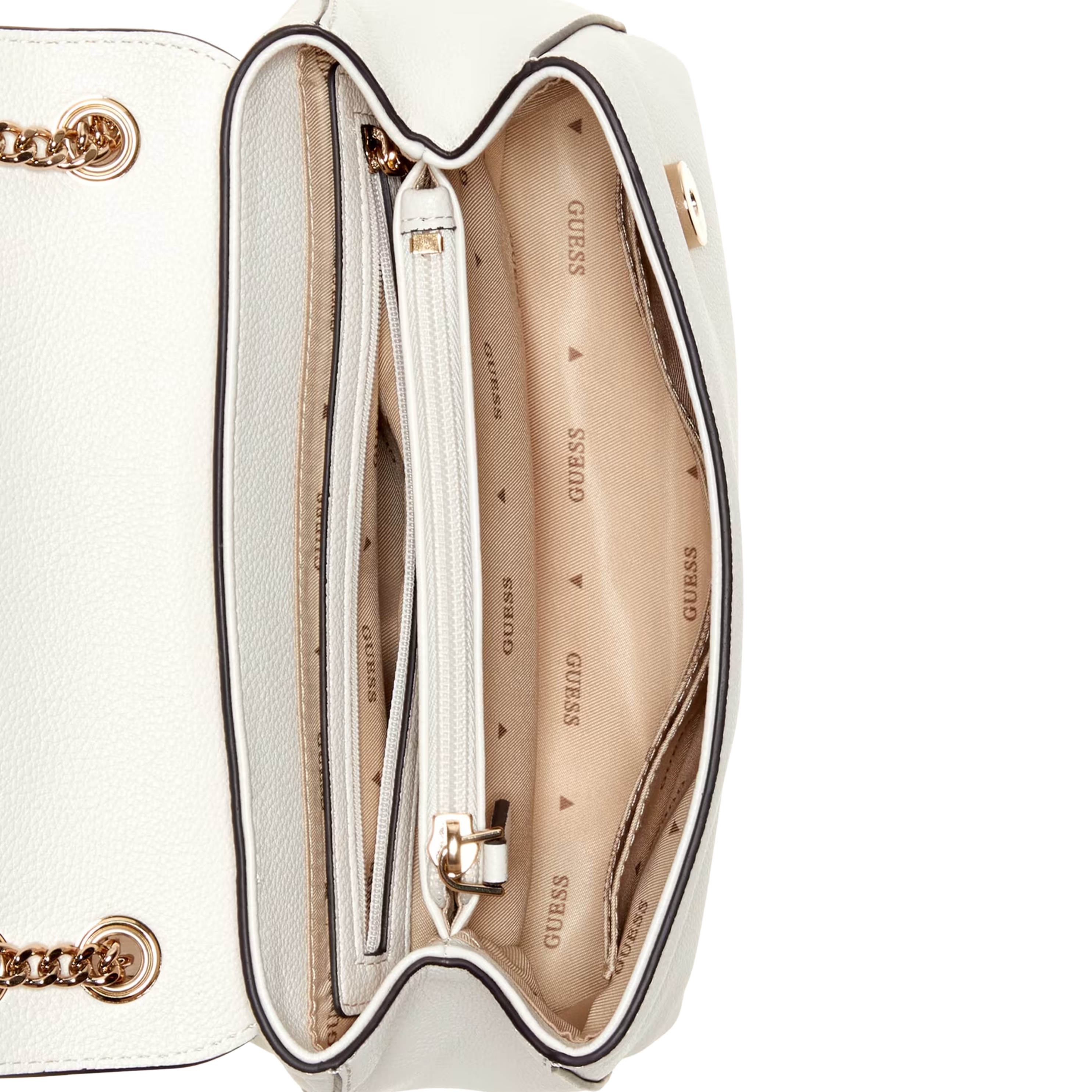 Guess Women Yesba Convertible Crossbody - White