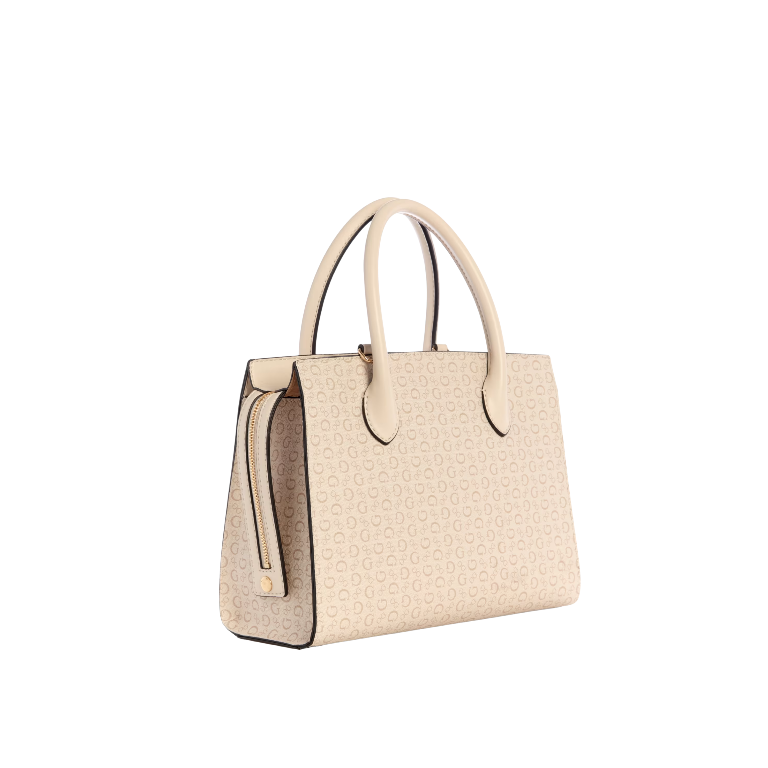 Guess Women Beryln Logo Large Satchel - Neutral