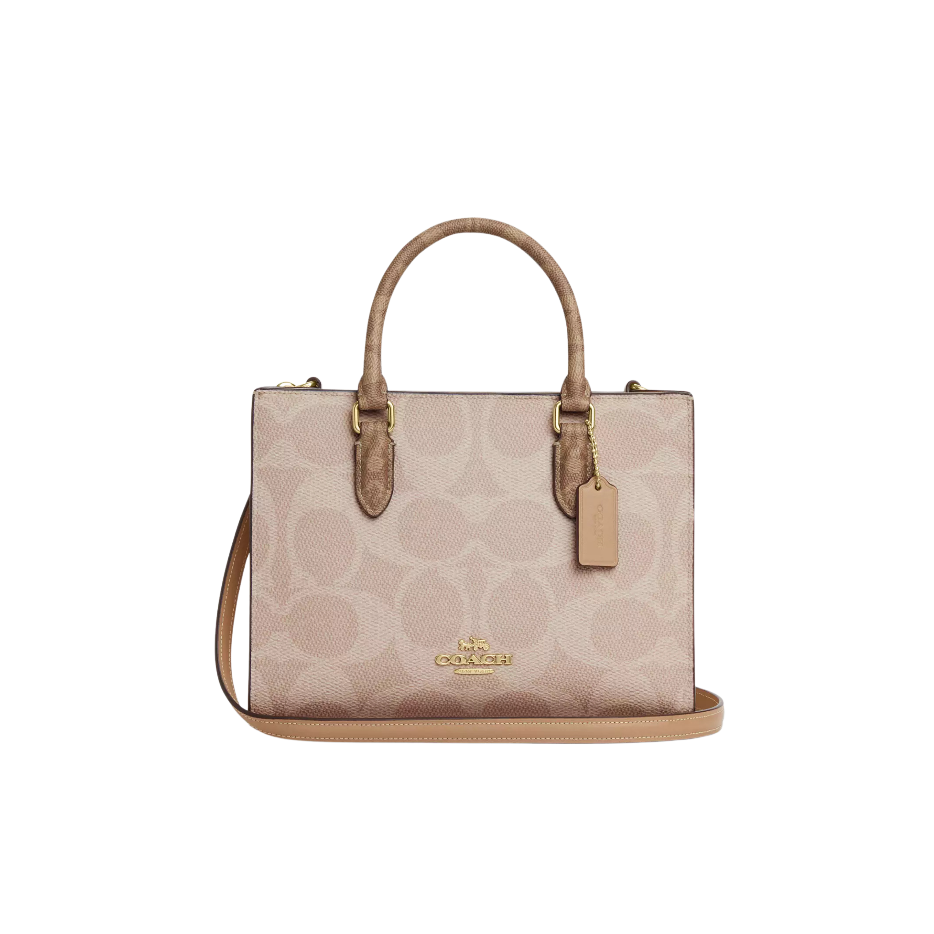COACH Maggie Small Tote Bag - Sand Tan