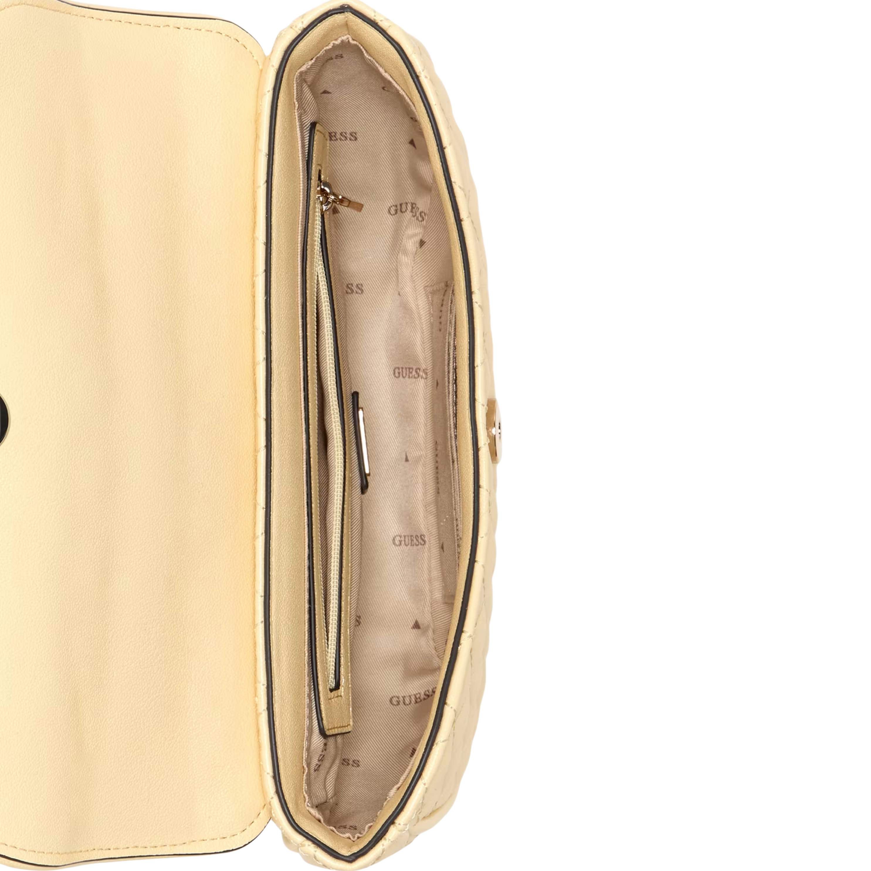 Guess Women Atabey Quilted Convertible Crossbody - Yellow