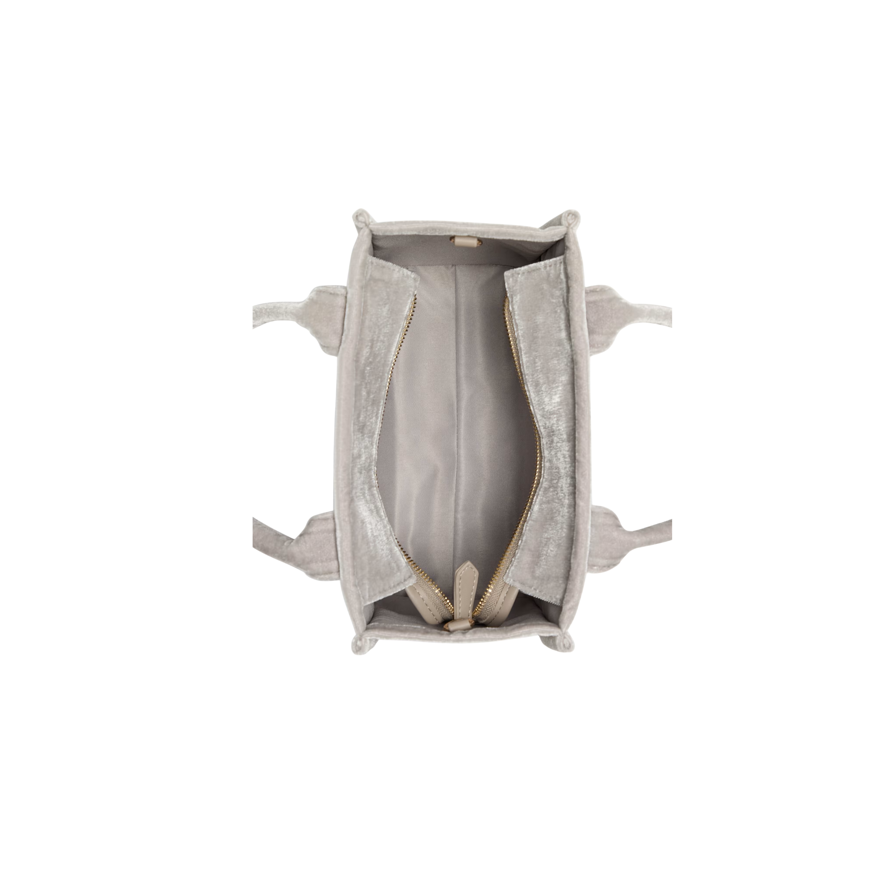 Guess Women Holly Velvet Mini Tote - Gray