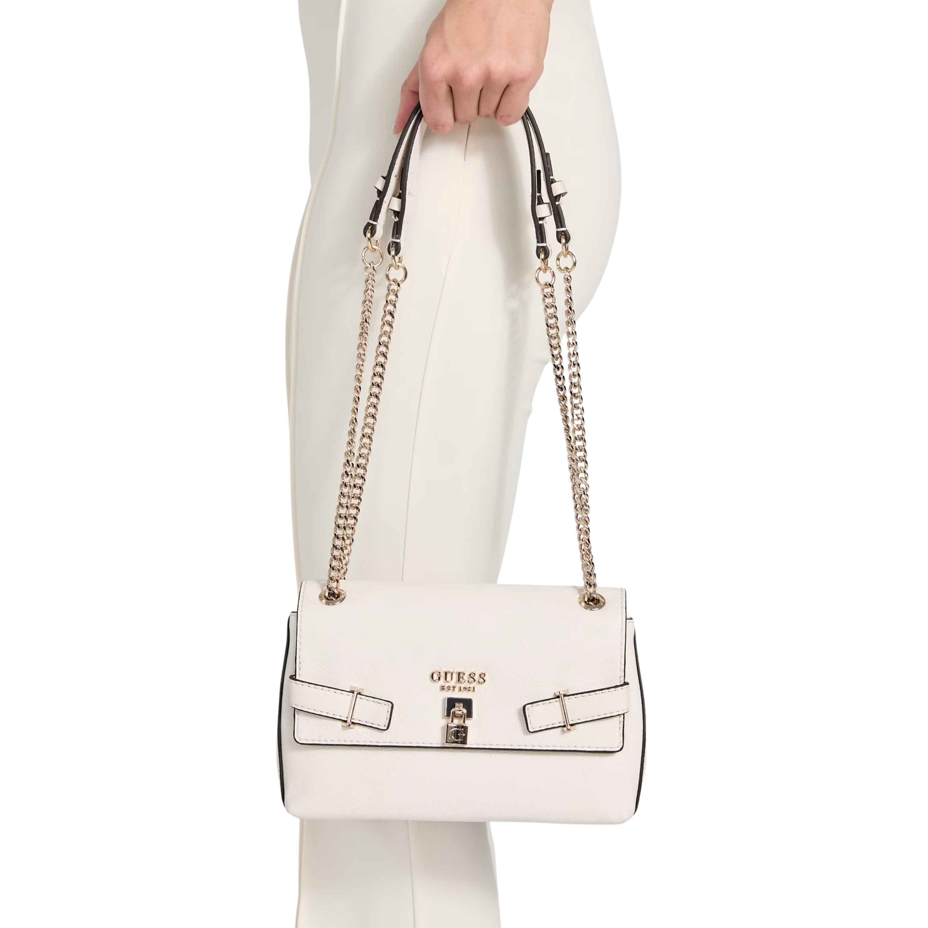 Guess Women Yesba Convertible Crossbody - White