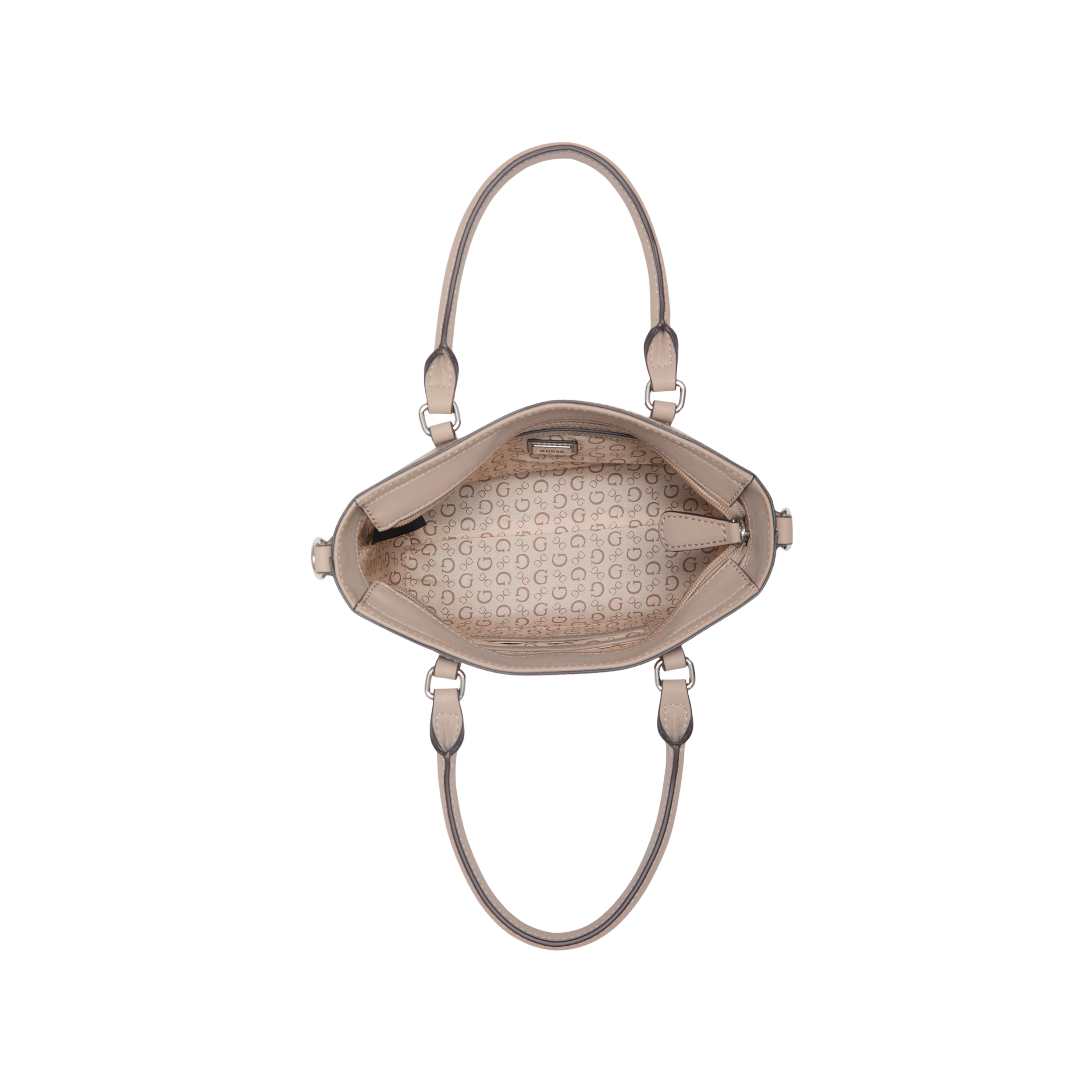 Guess Women Quinley Logo Mini Tote - Beige