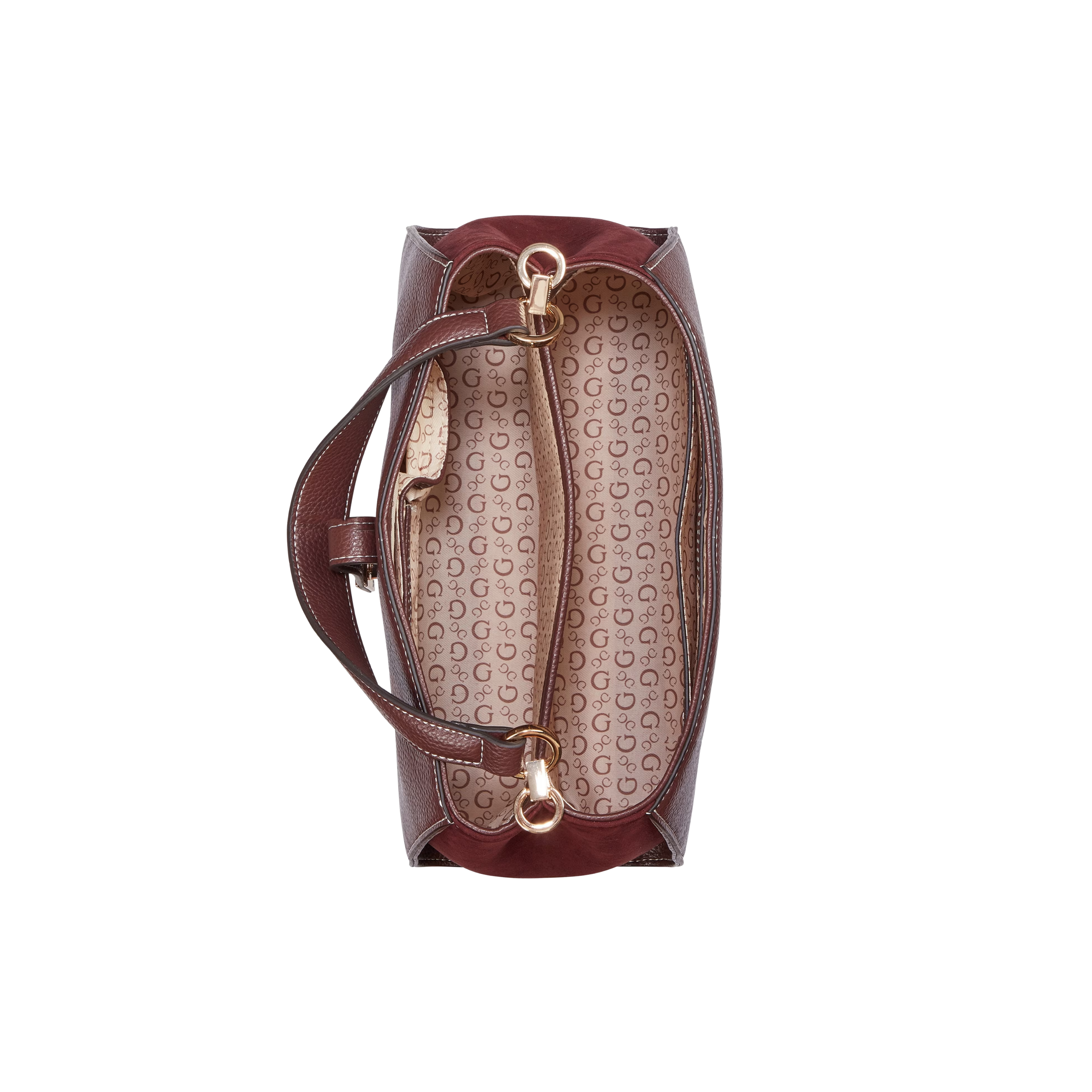 Guess Women Rudie Satchel - Brown