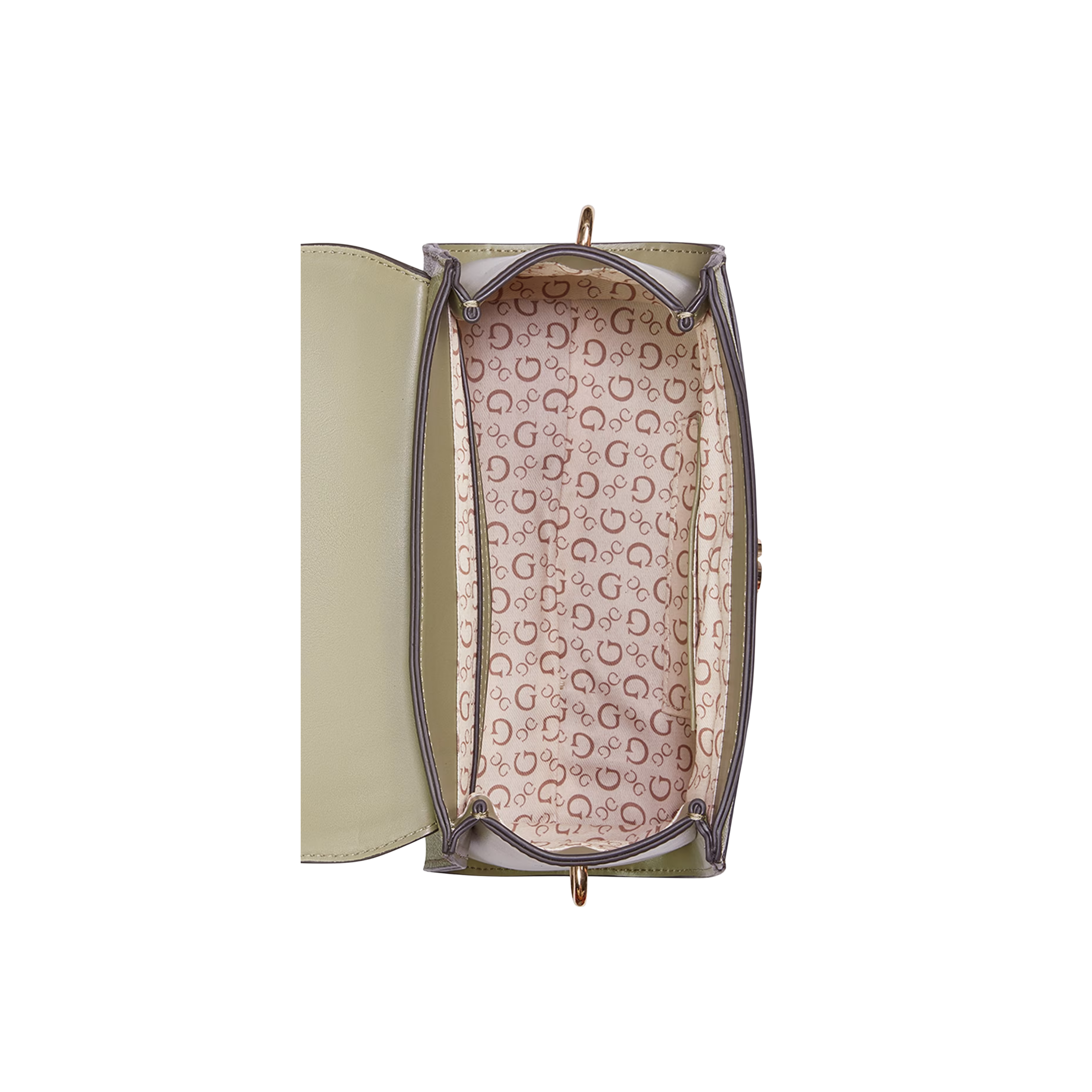 Guess Women Emberly Top Handle Crossbody - Green