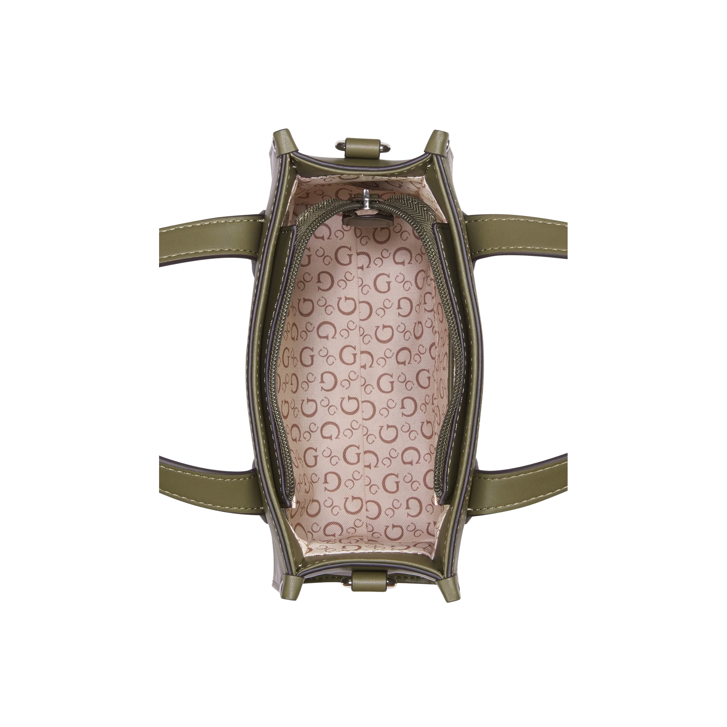 Guess Women Forber Perforated Logo Mini Tote - Green