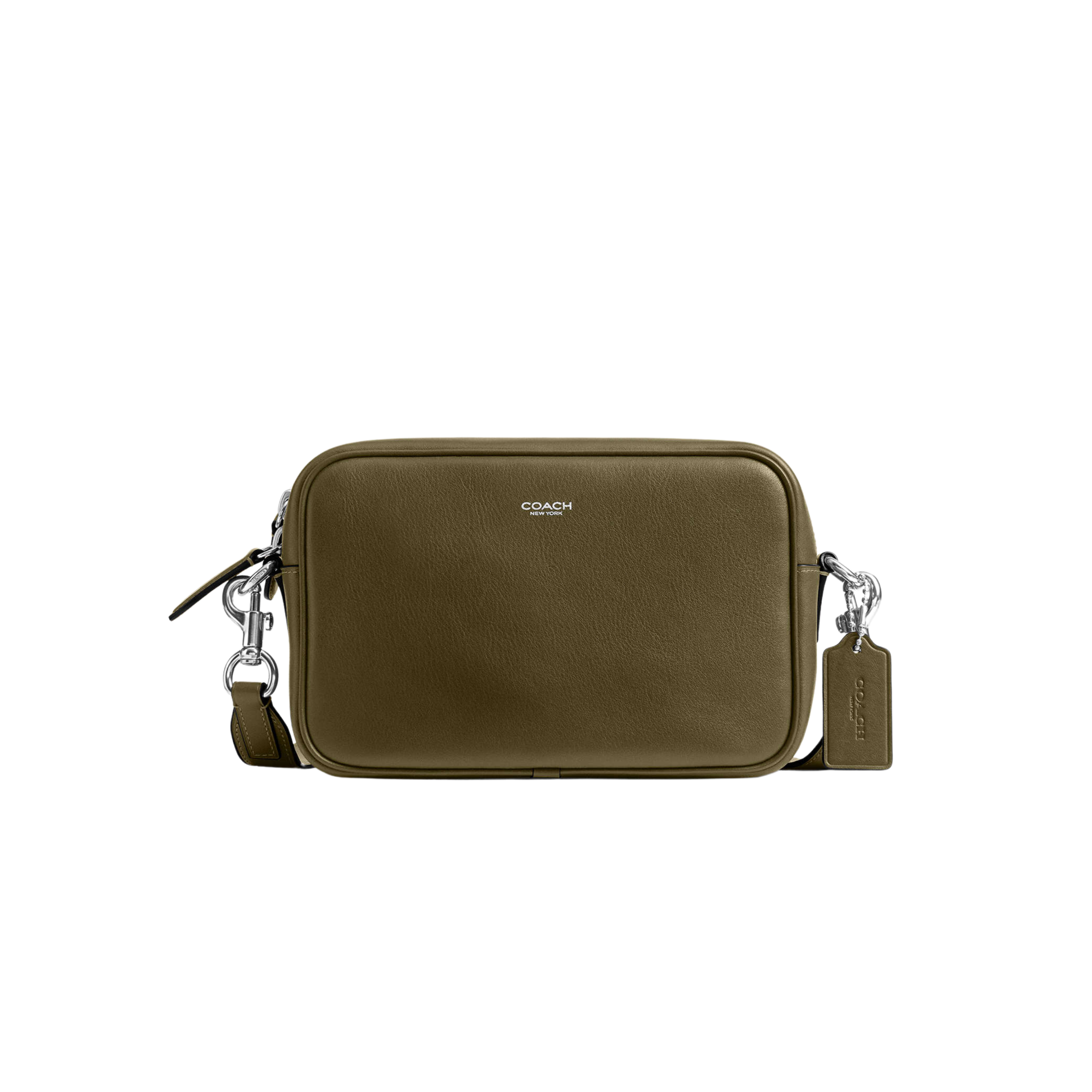 Coach Men Radio Camera Bag - Leather Olive