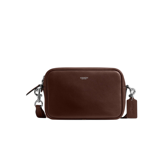 Coach Men Radio Camera Bag - Leather Maple