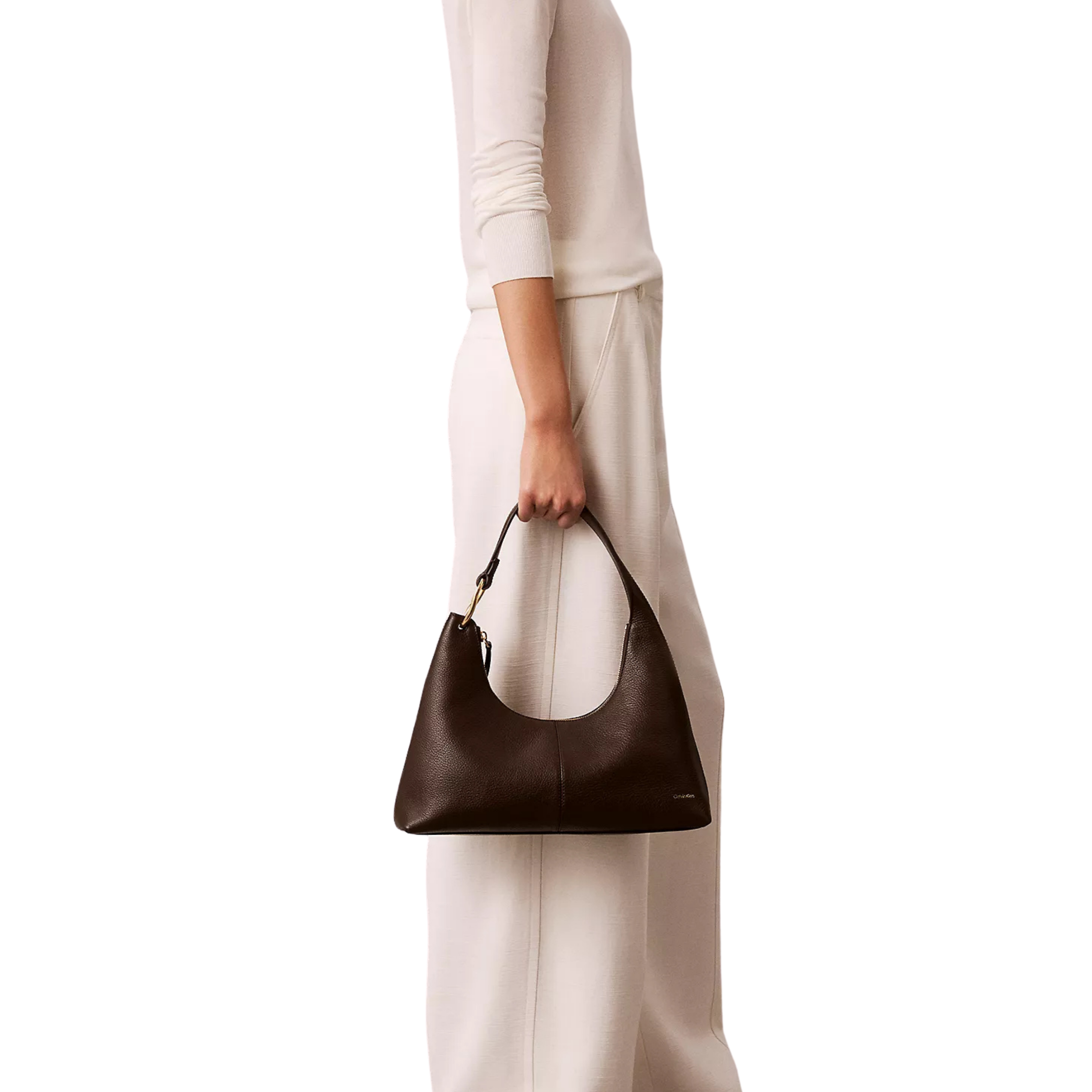Calvin Klein Women Slouchy Leather Shoulder Bag - Delicioso