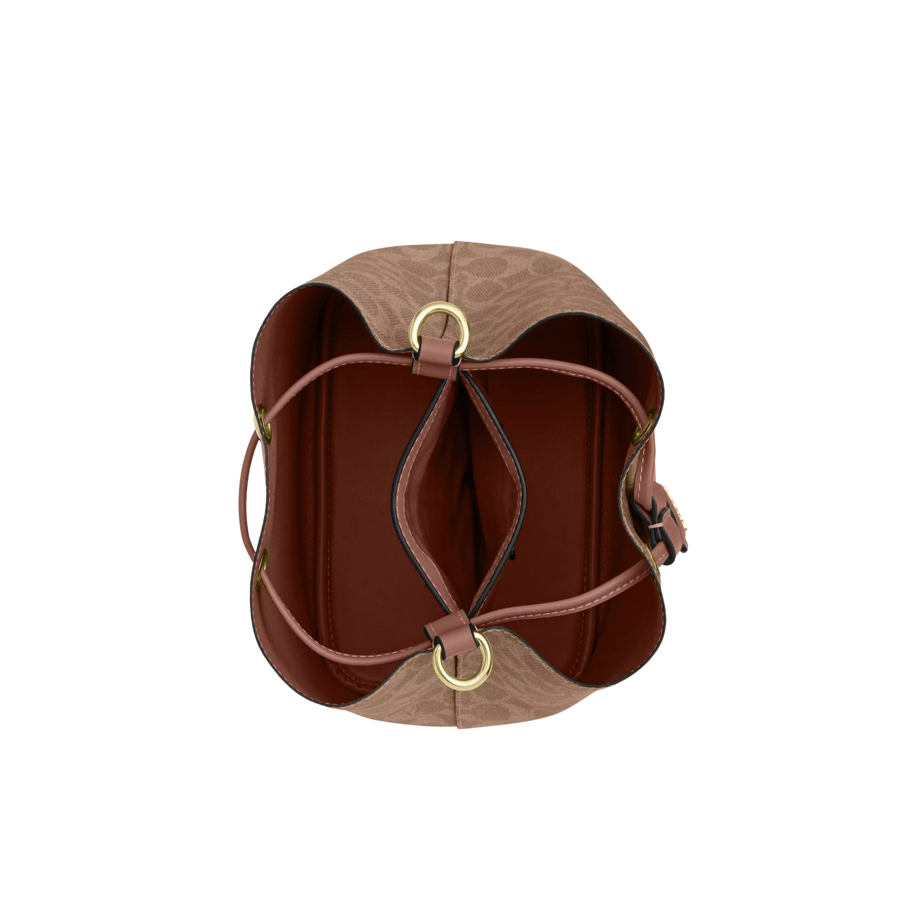 COACH Rowan Bucket Bag - Tan Brown