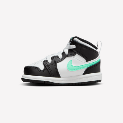 Nike Toddler Jordan AJ1 MID - White Green